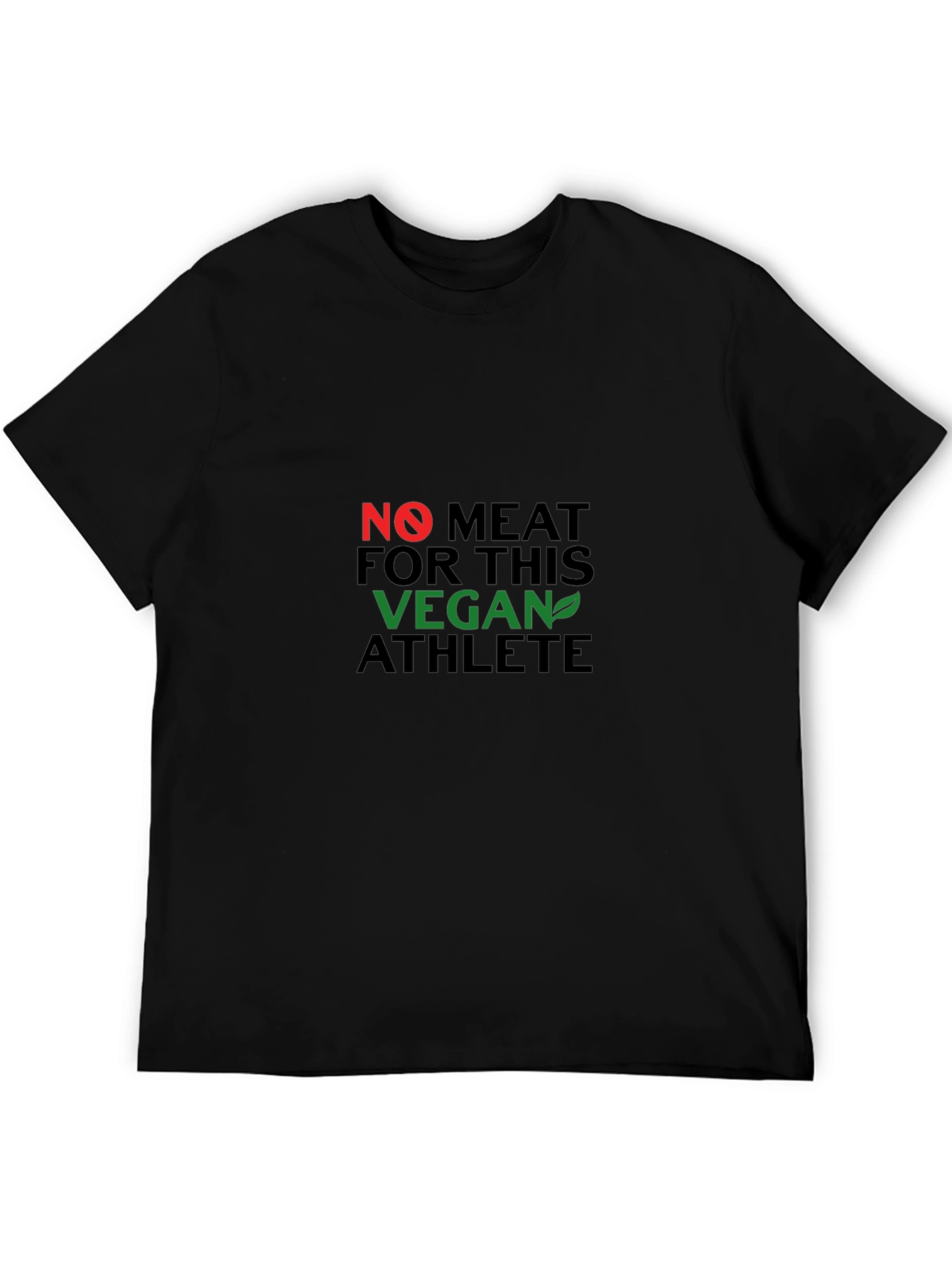 Vegan Athlete Black T-Shirt