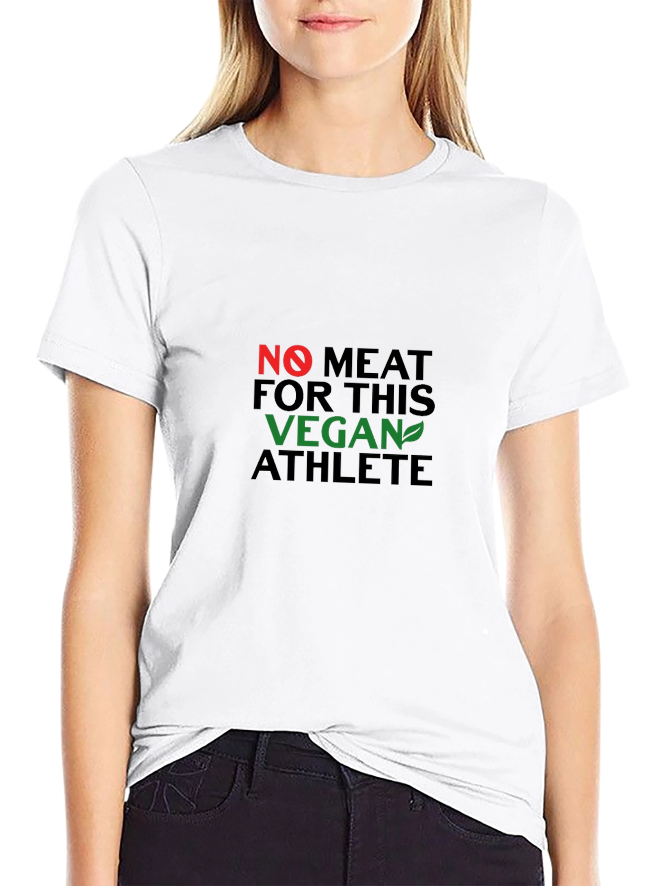 Vegan Athlete Black T-Shirt