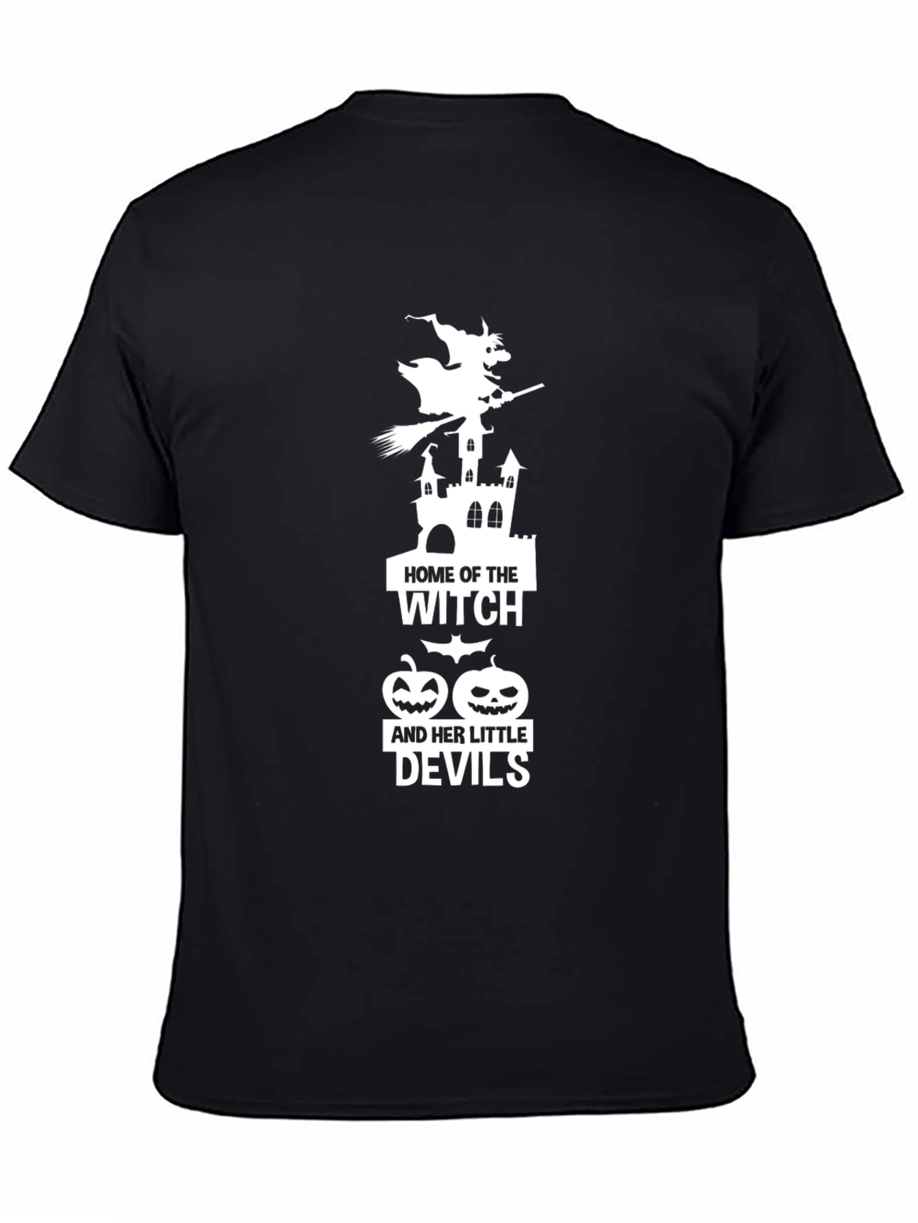 Halloween Witch & Devils Graphic Tee