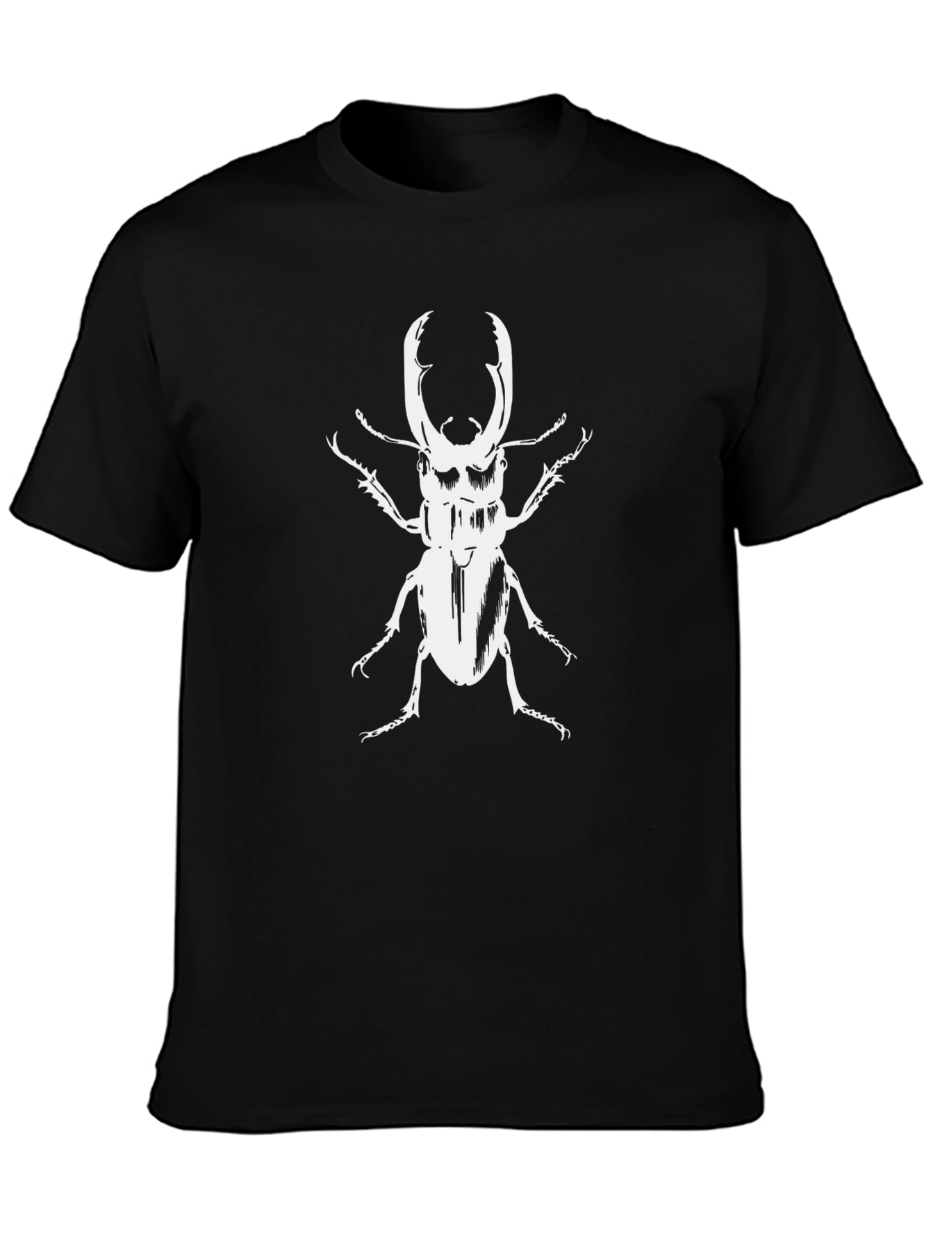 Cool Beetle Graphic T-Shirt - Black