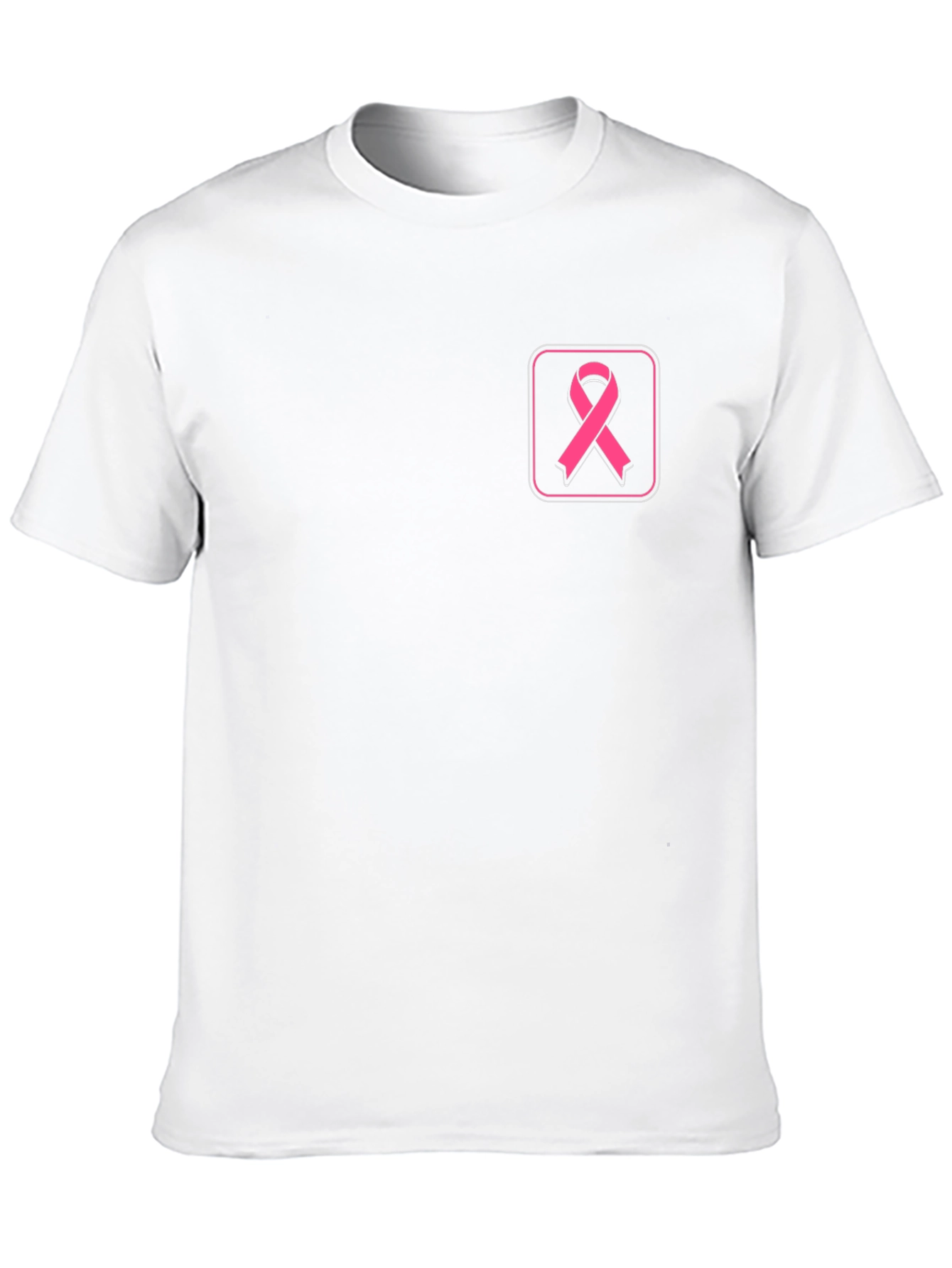 Pink Ribbon Black T-Shirt - Breast Cancer Awareness