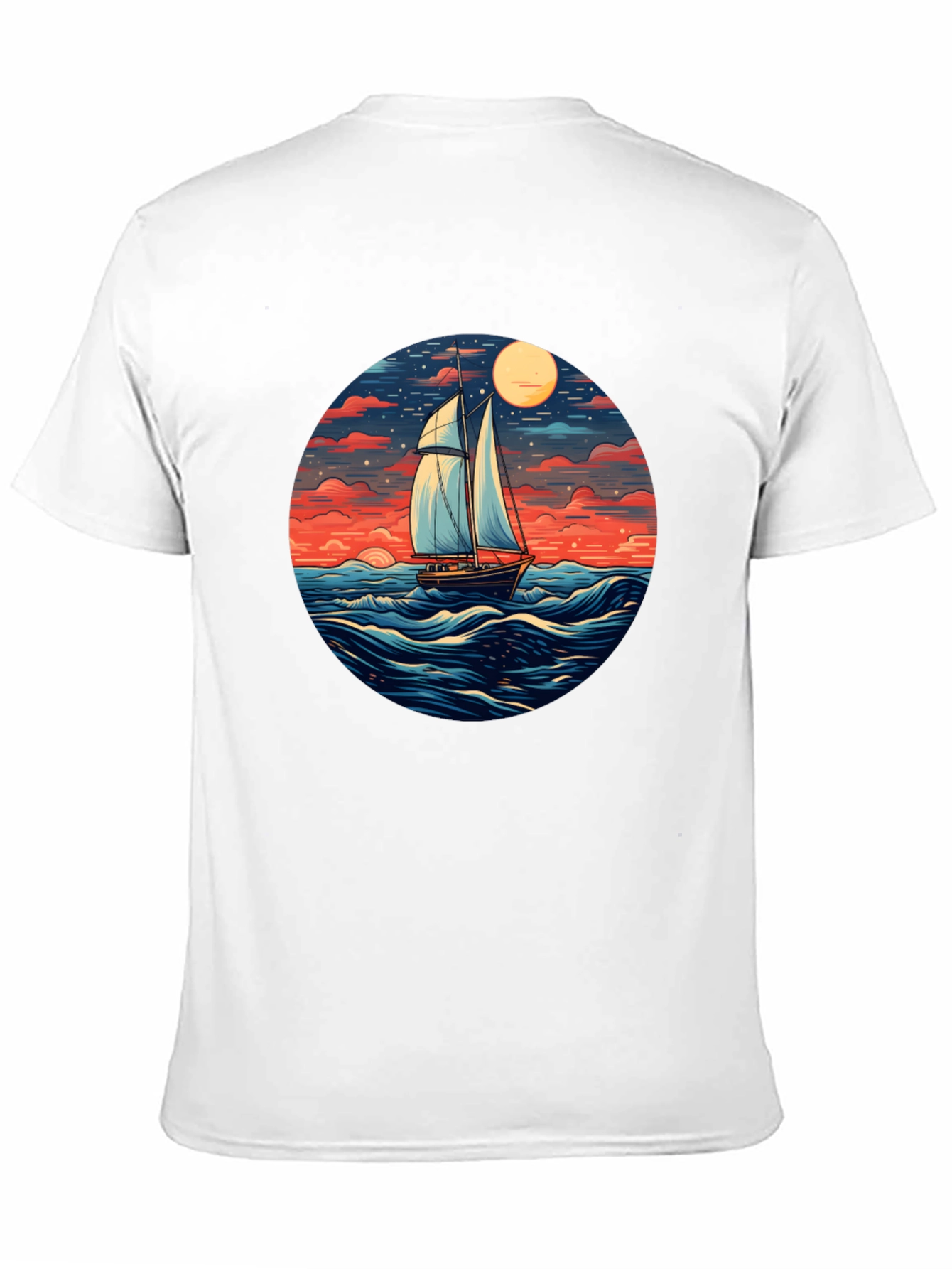Sailboat Graphic T-Shirt - Ocean View