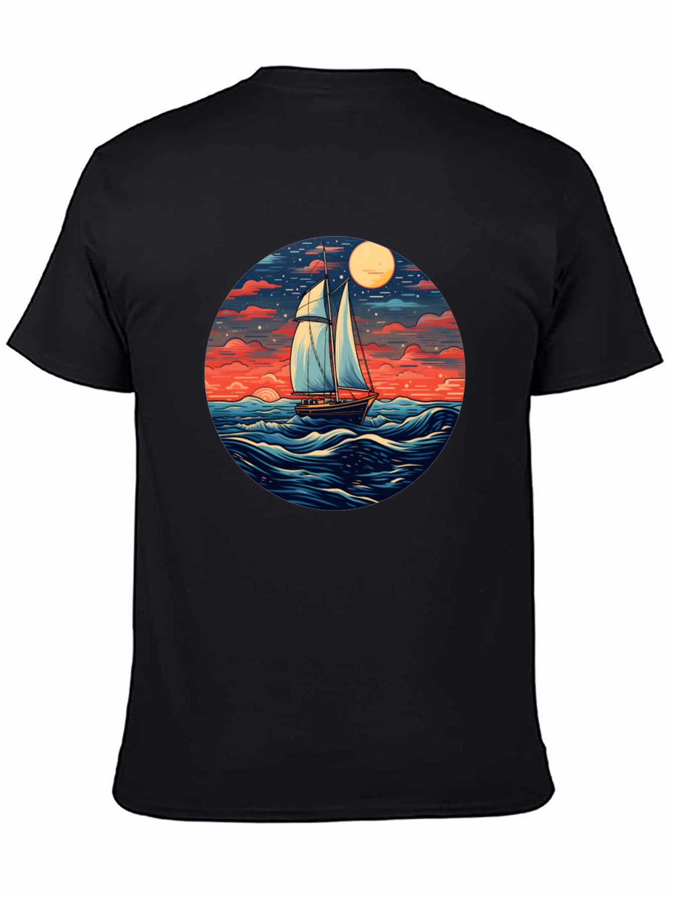 Sailboat Graphic T-Shirt - Ocean View
