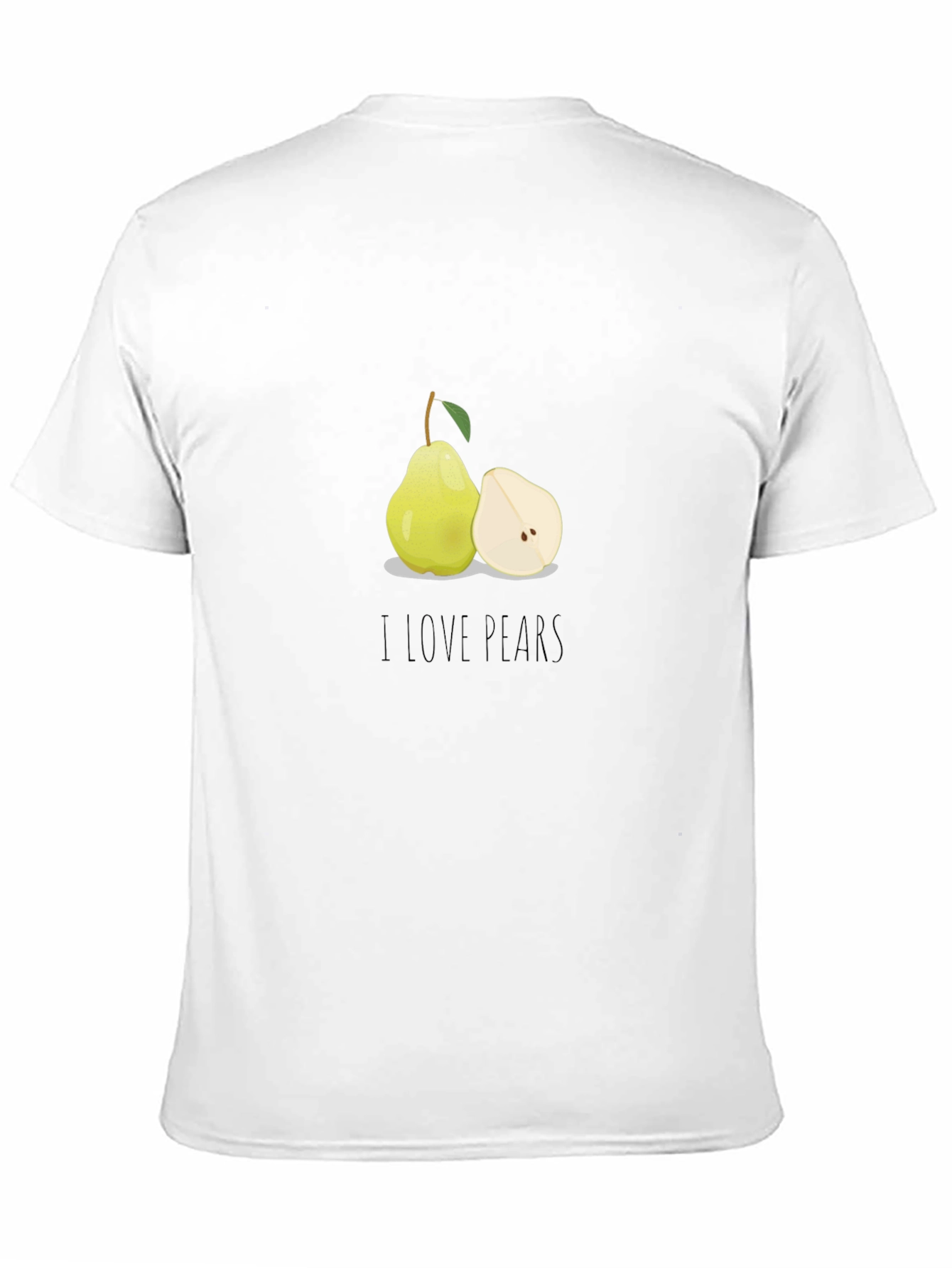I Love Pears Graphic T-Shirt - Stylish Fruit Tee