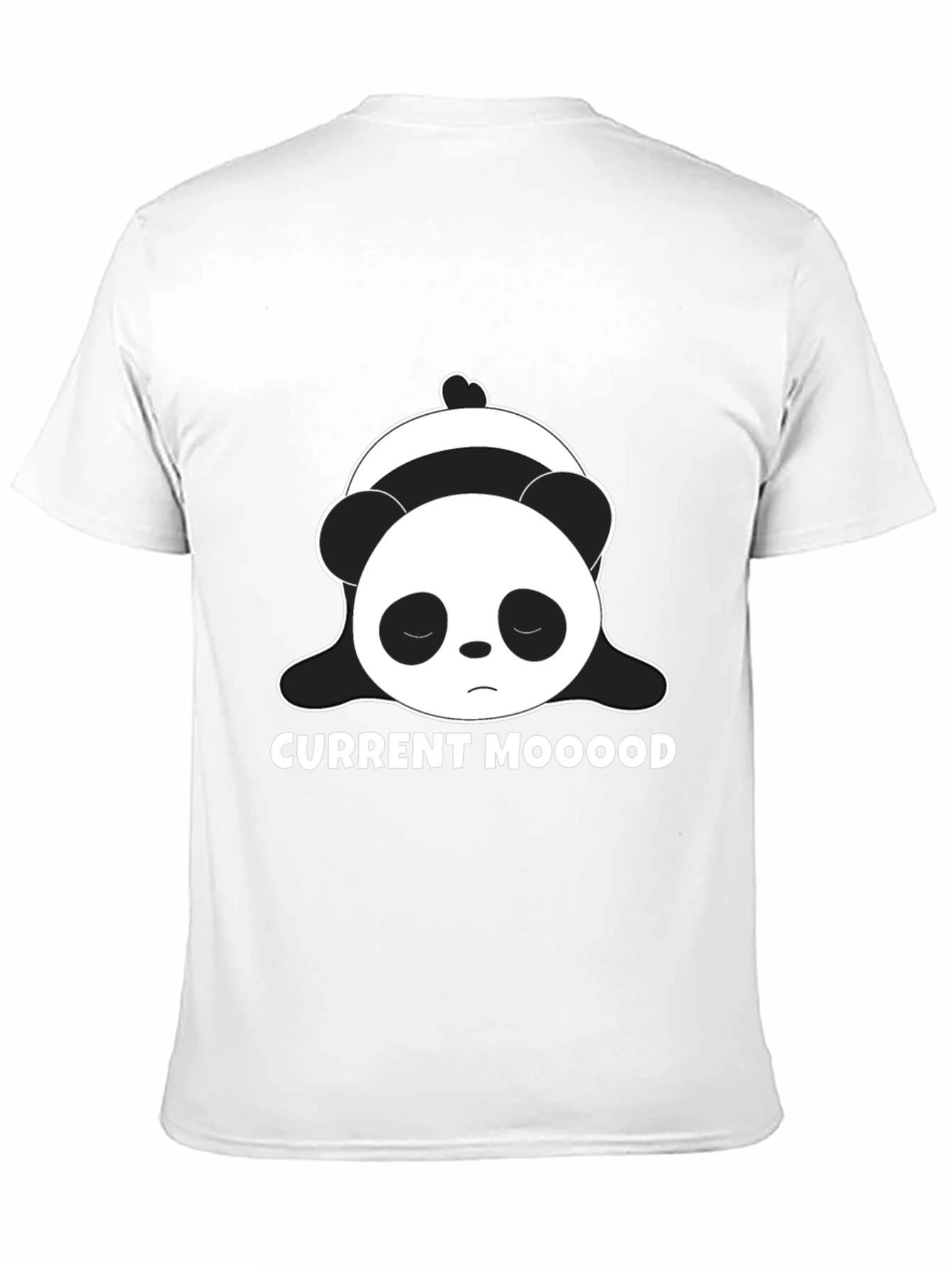 Current Mood Panda Black T-Shirt