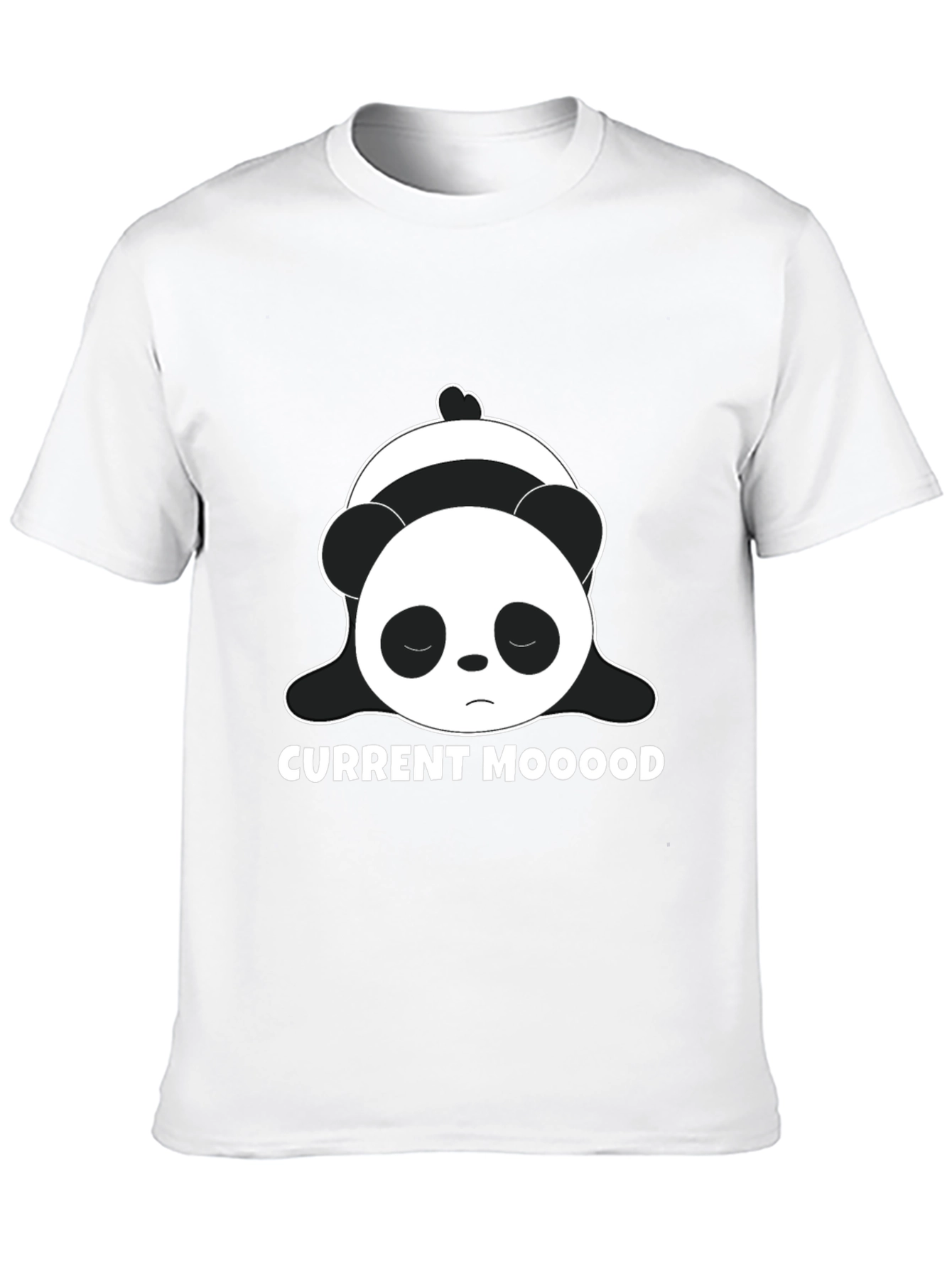 Current Mood Panda Black T-Shirt