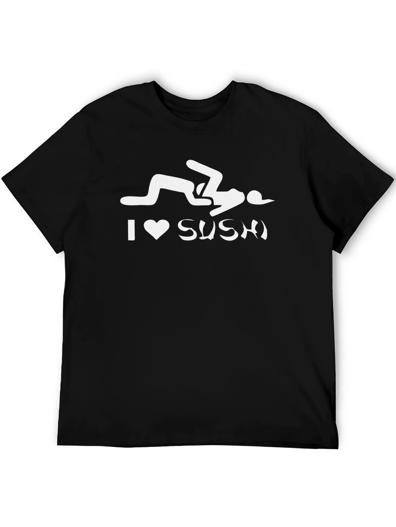 I Love Sushi Graphic Tee - Humorous Design