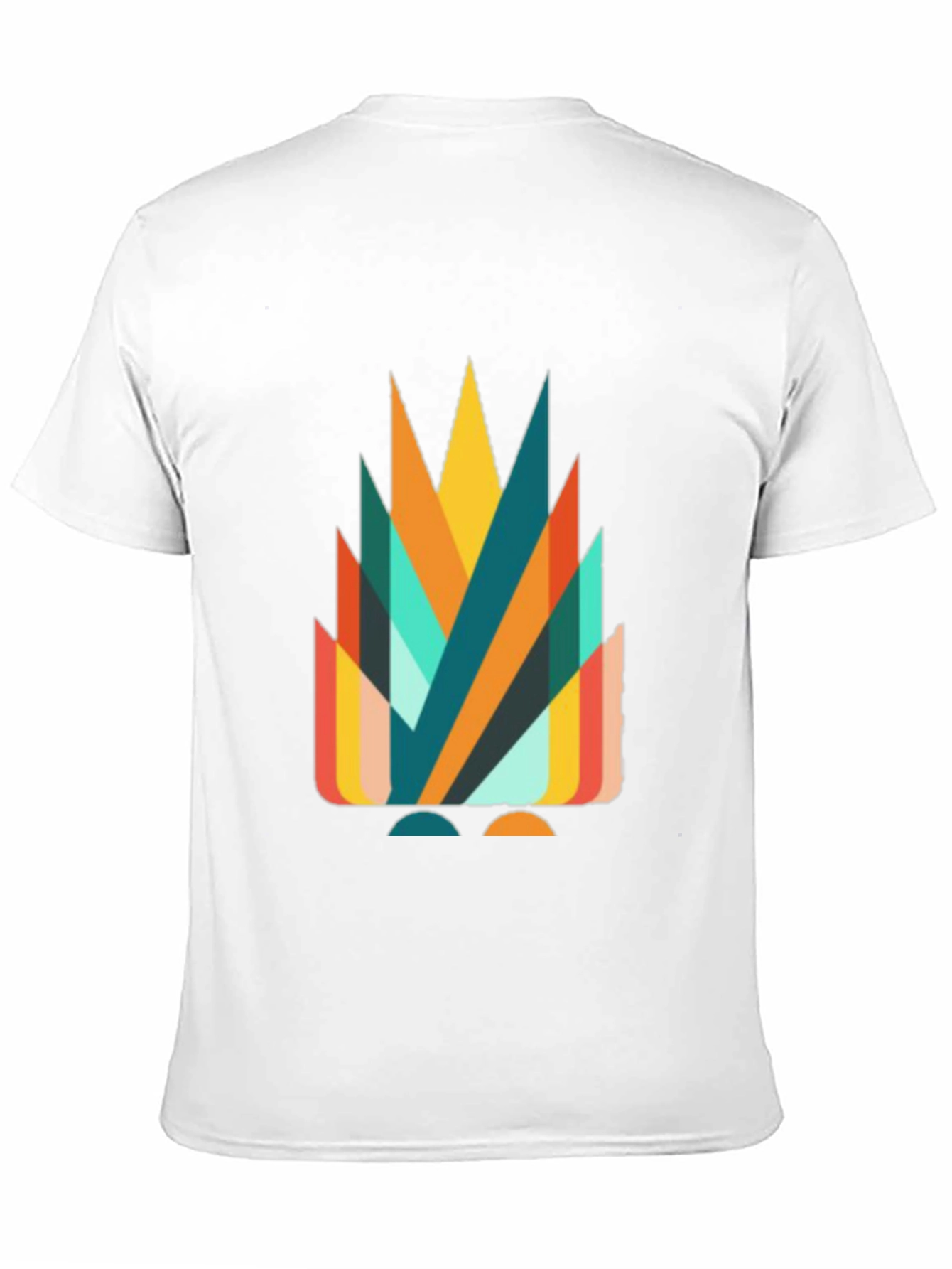 Geometric Abstract Graphic Tee - Stylish Casual Wear