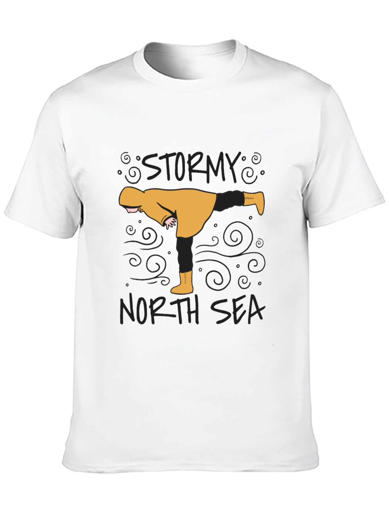 Stormy North Sea Graphic T-Shirt