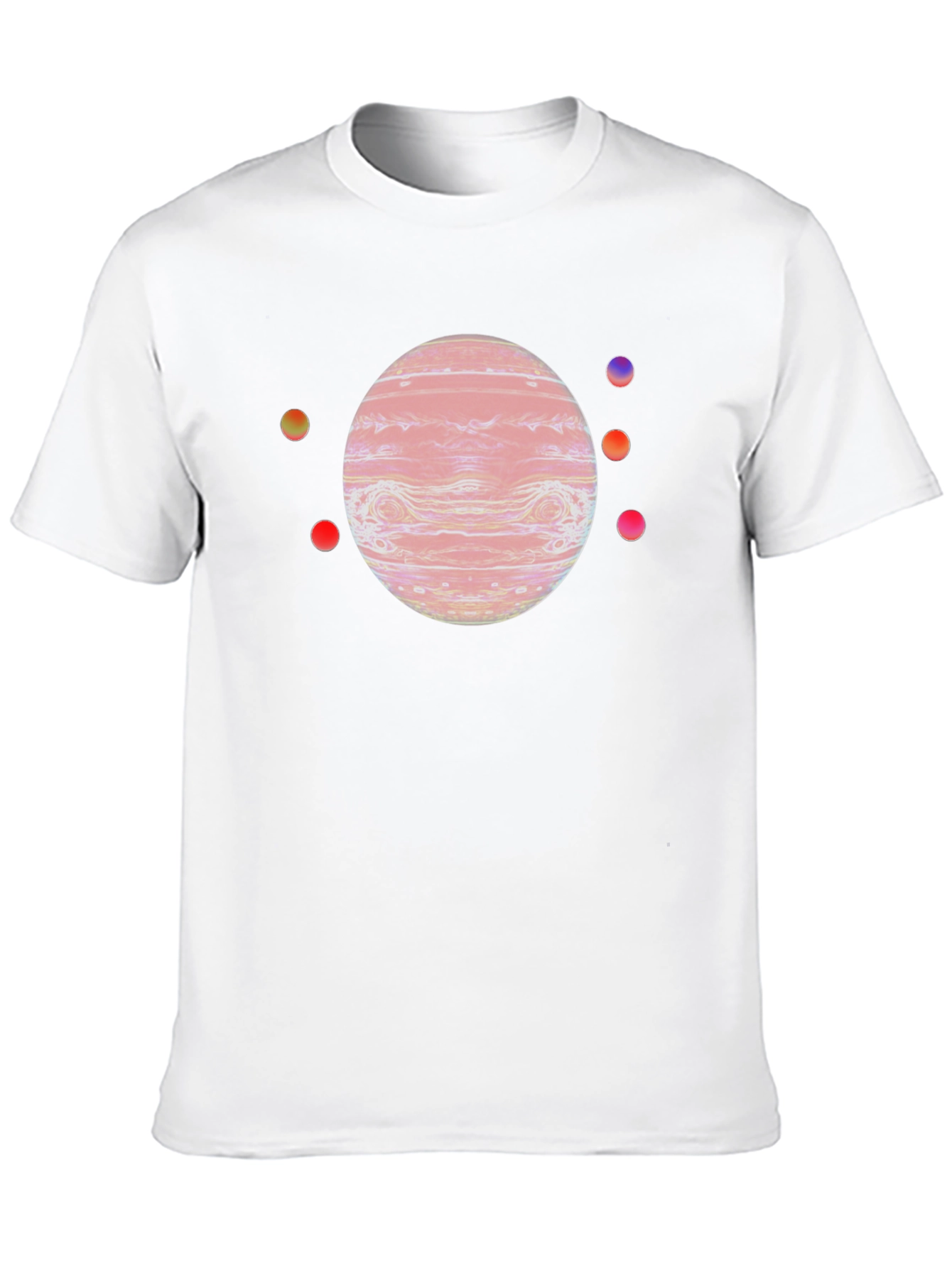 Jupiter Planet Graphic Tee - Black Cotton Blend