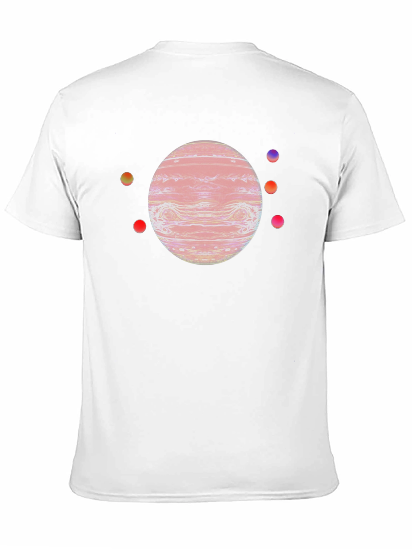 Jupiter Planet Graphic Tee - Black Cotton Blend