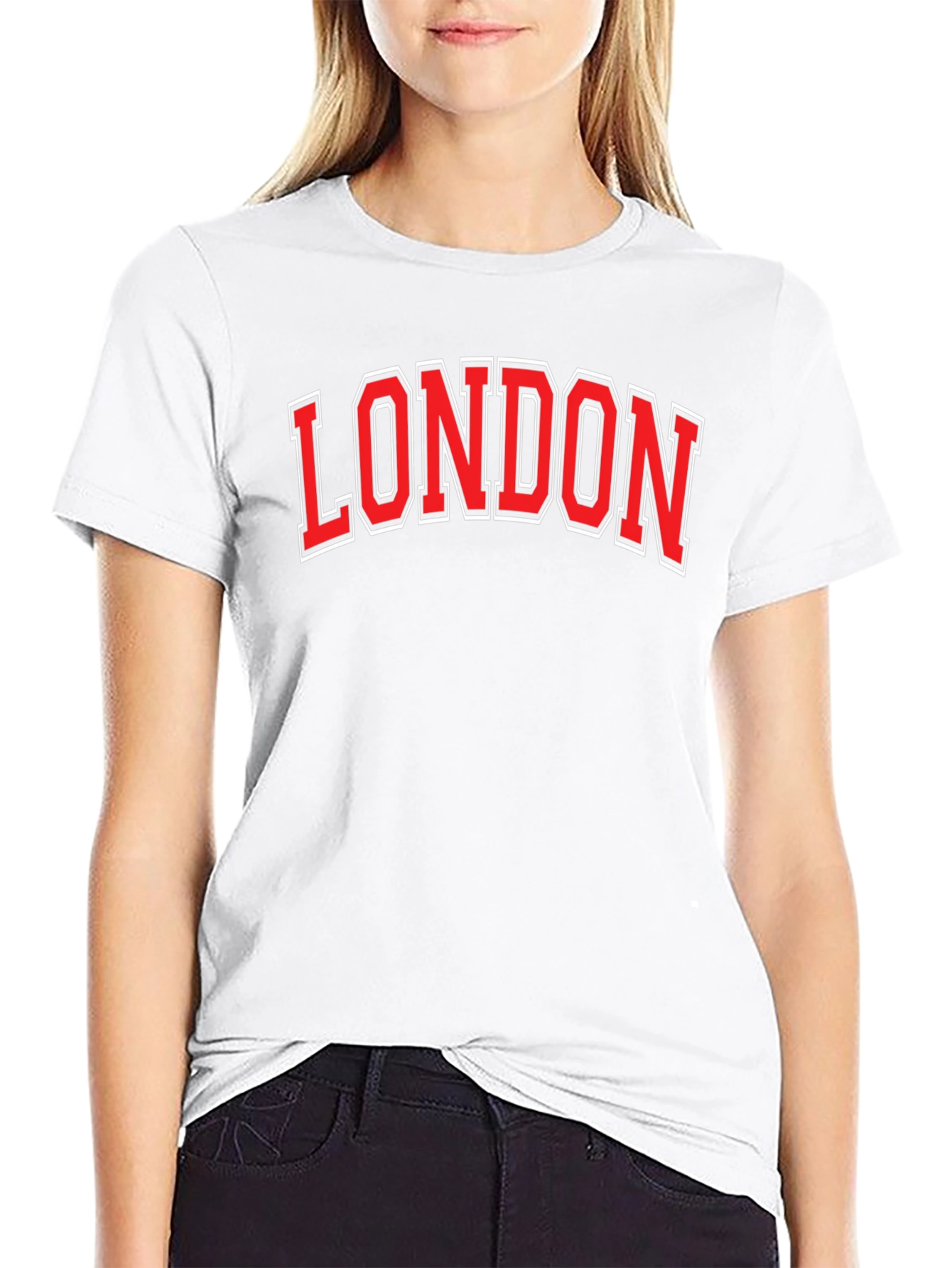 London Text Graphic T-Shirt - Casual Style
