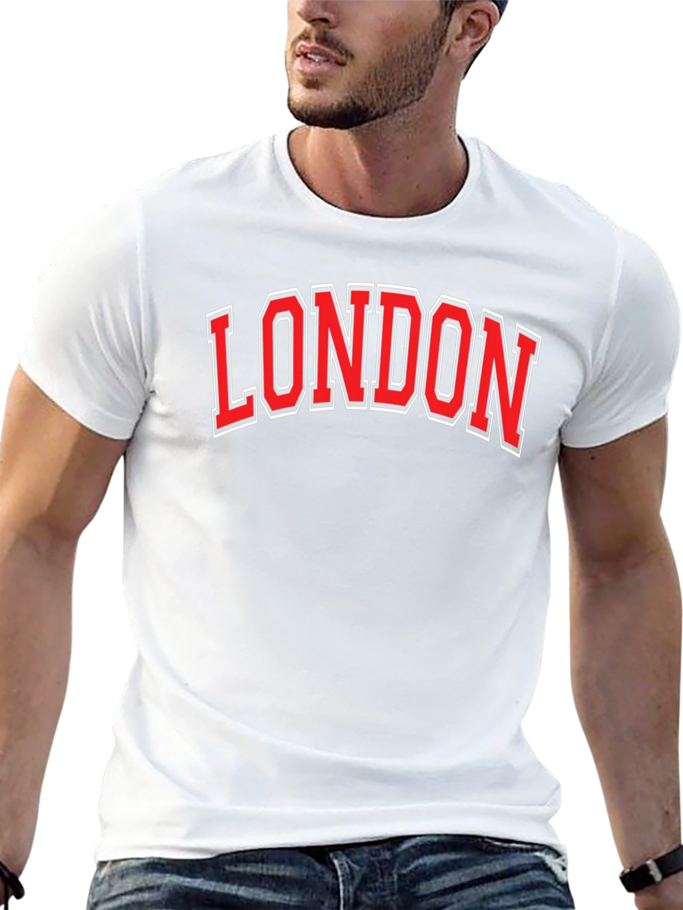 London Text Graphic T-Shirt - Casual Style
