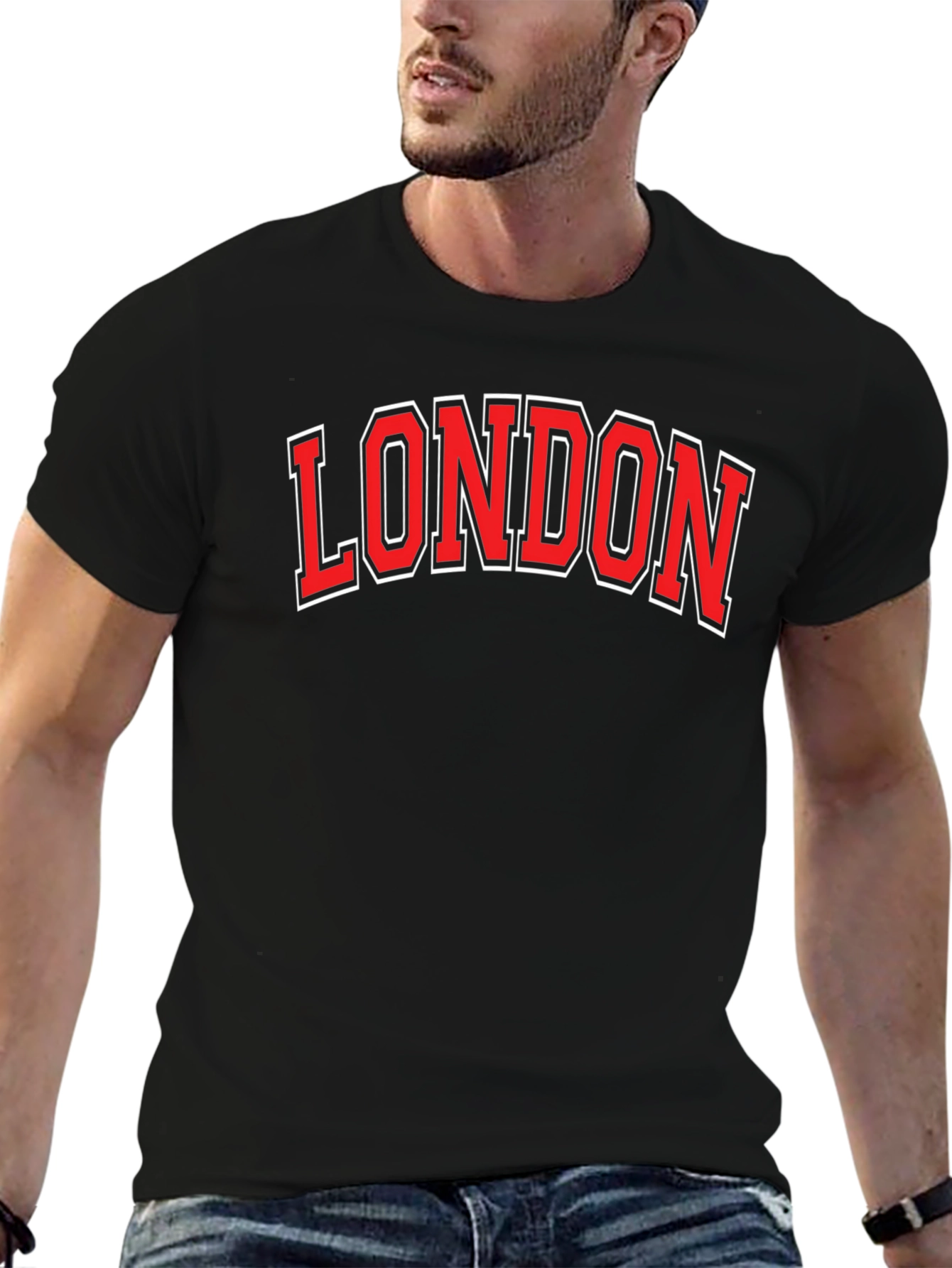 London Text Graphic T-Shirt - Casual Style