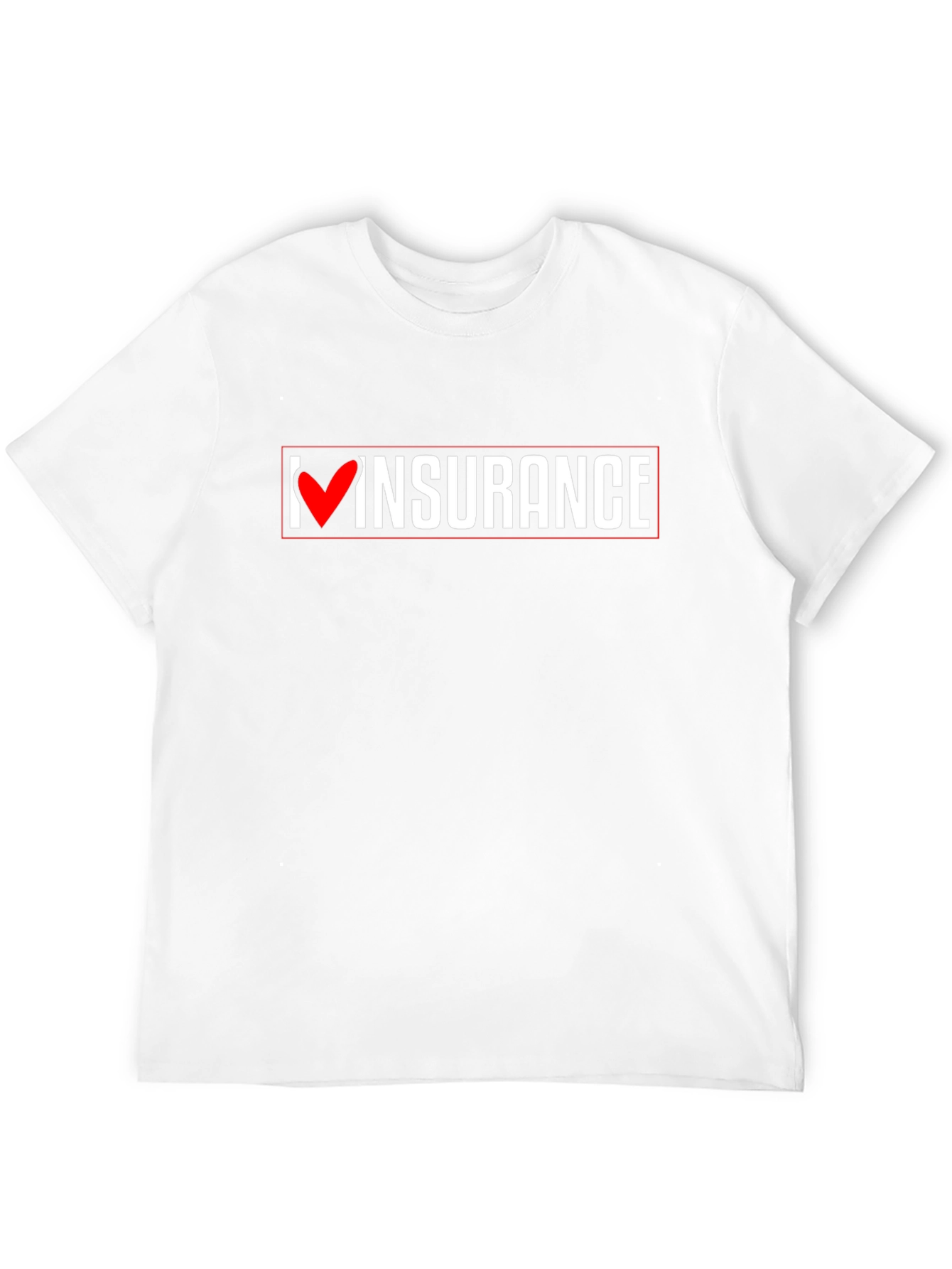 I Heart Insurance Black Cotton T-Shirt