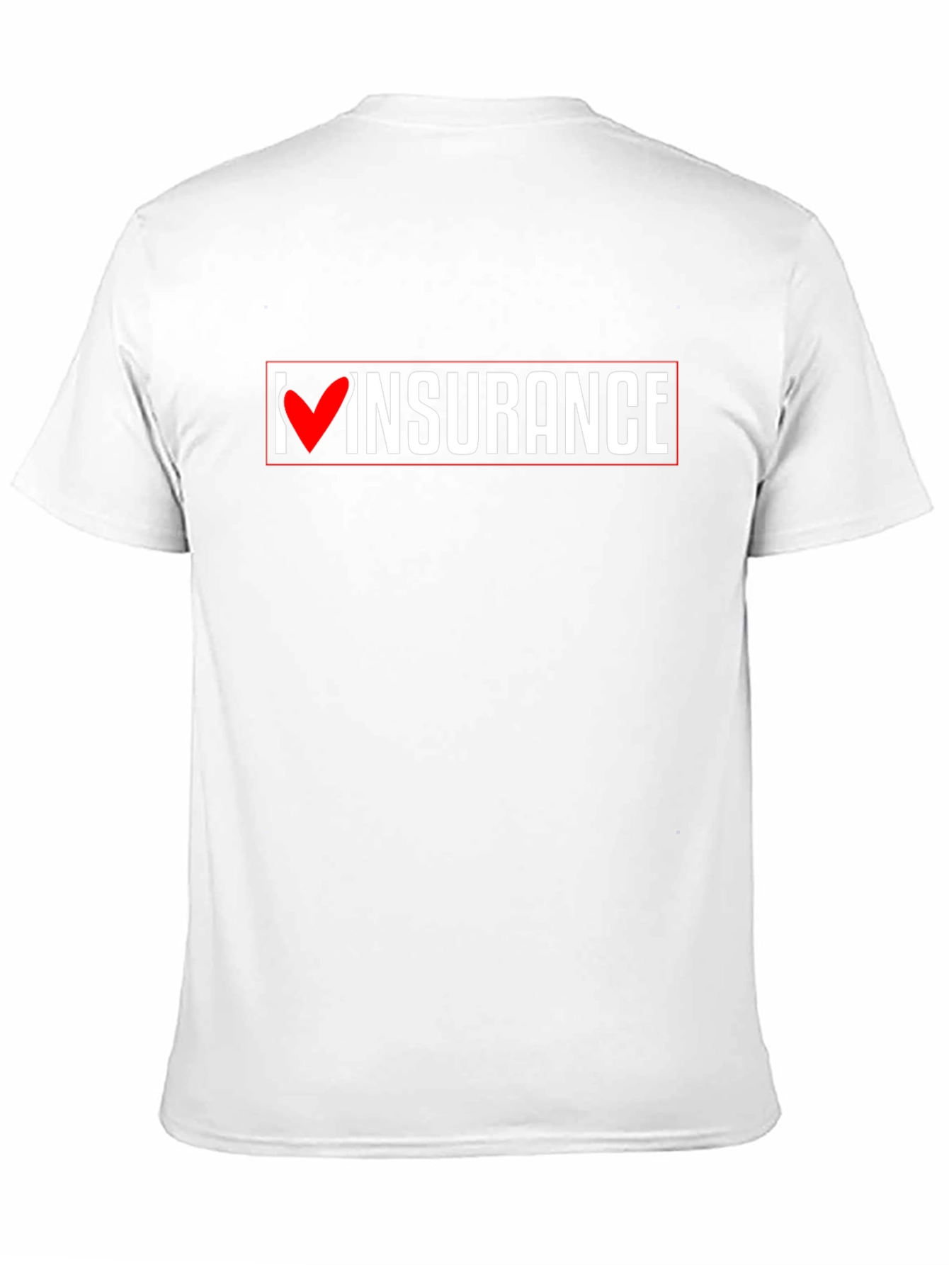 I Heart Insurance Black Cotton T-Shirt