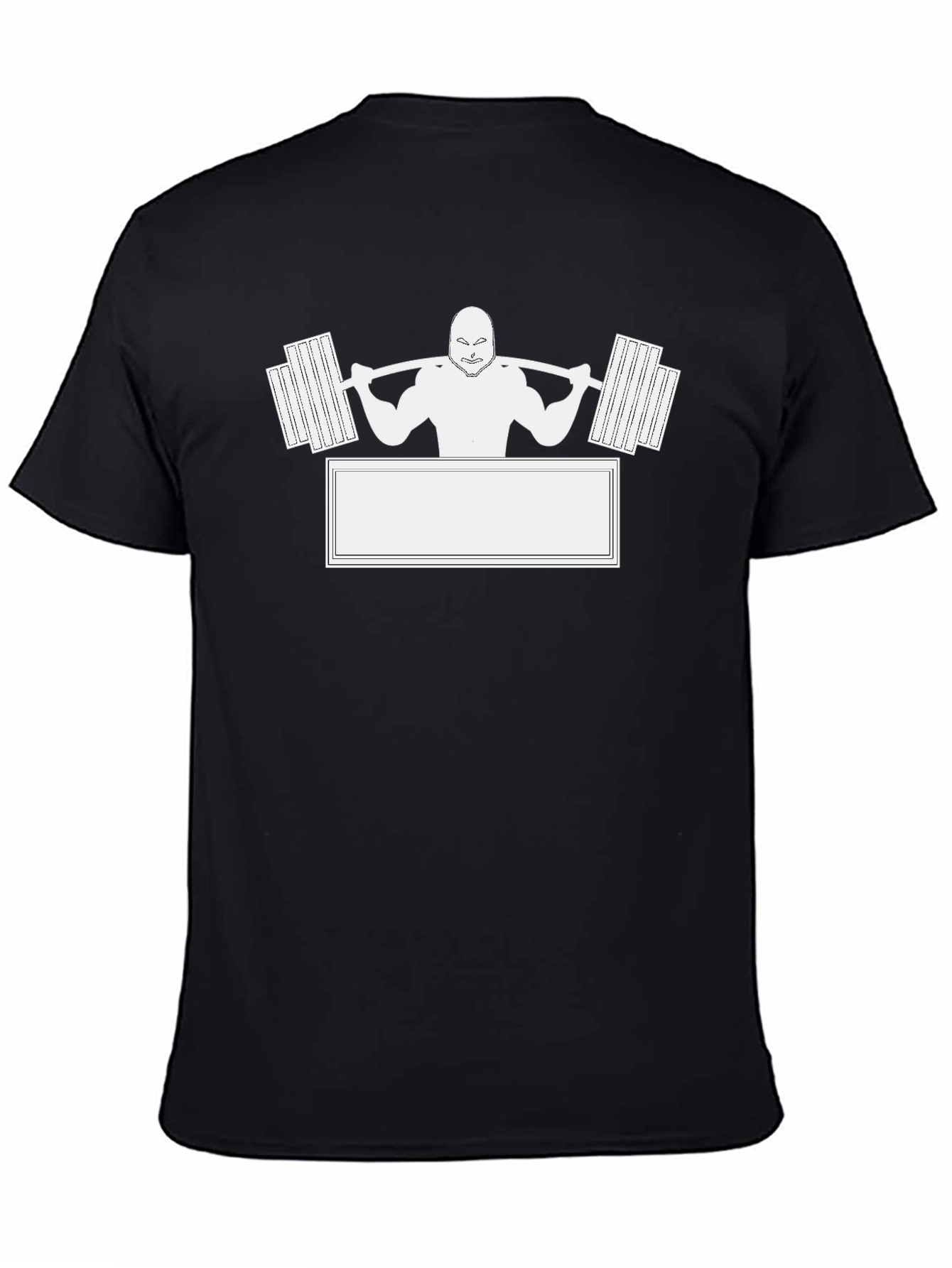 Black Weightlifting Graphic Tee - Gym Motivation Shirt