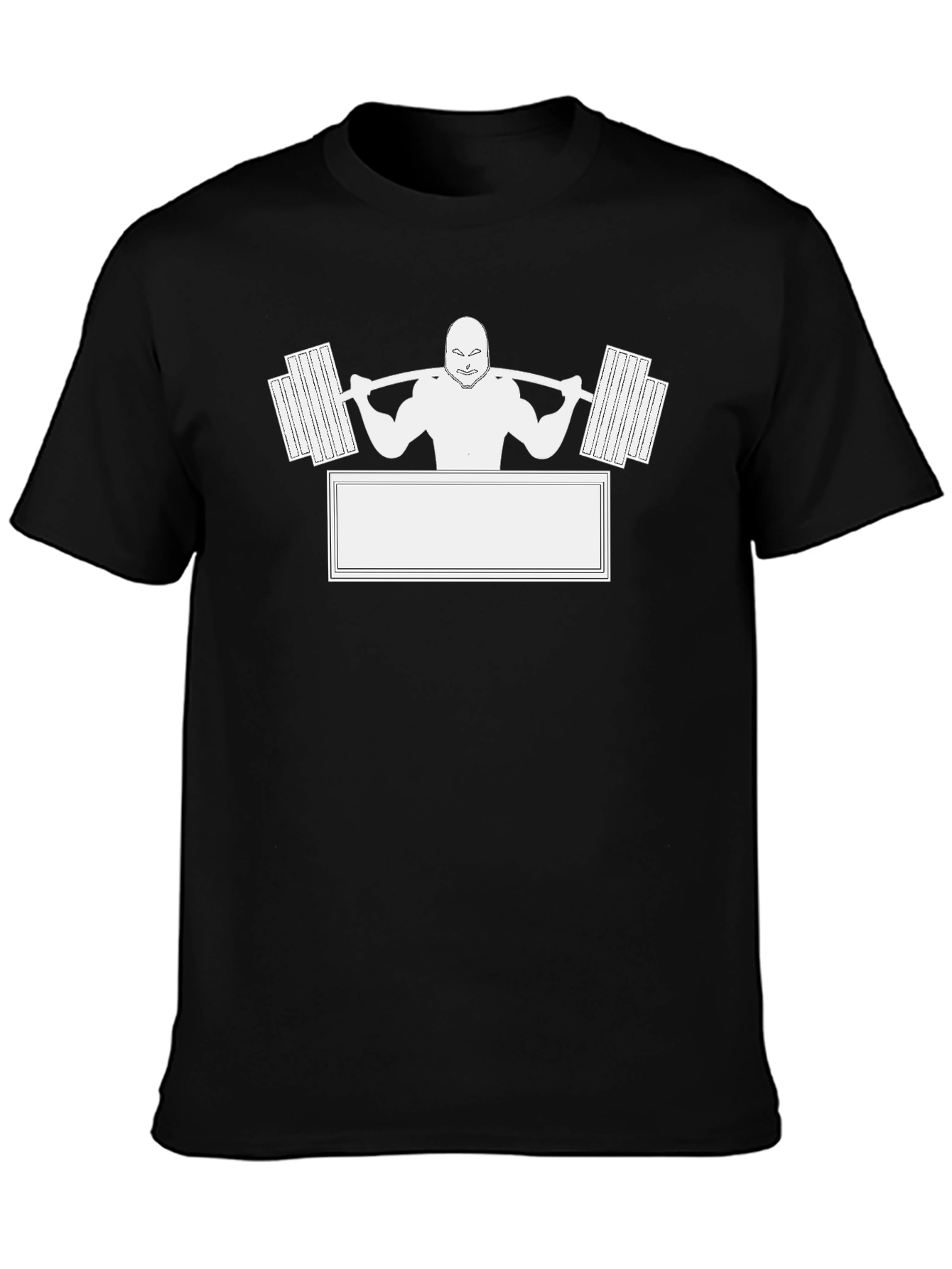 Black Weightlifting Graphic Tee - Gym Motivation Shirt