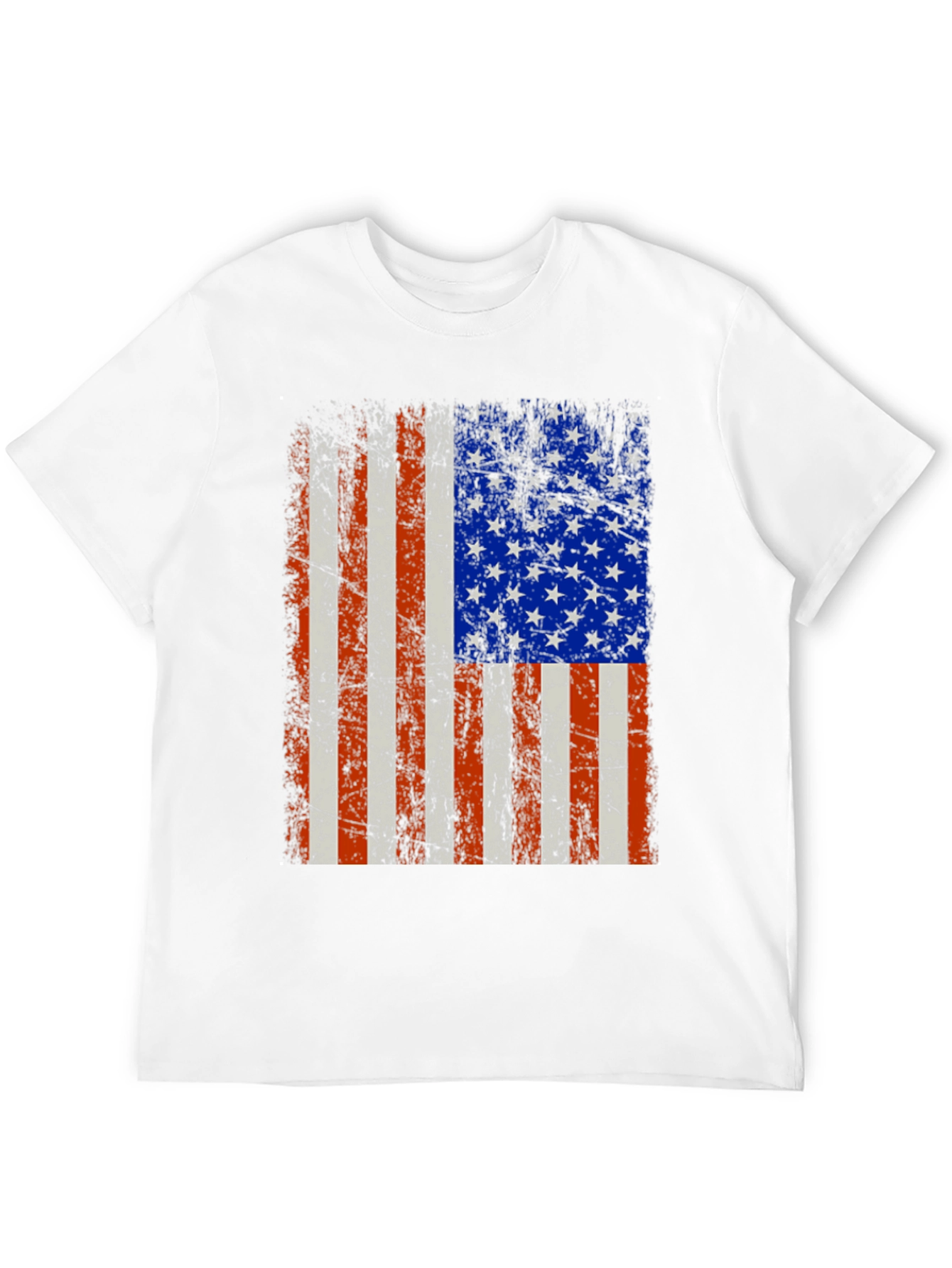 Distressed American Flag Graphic Tee