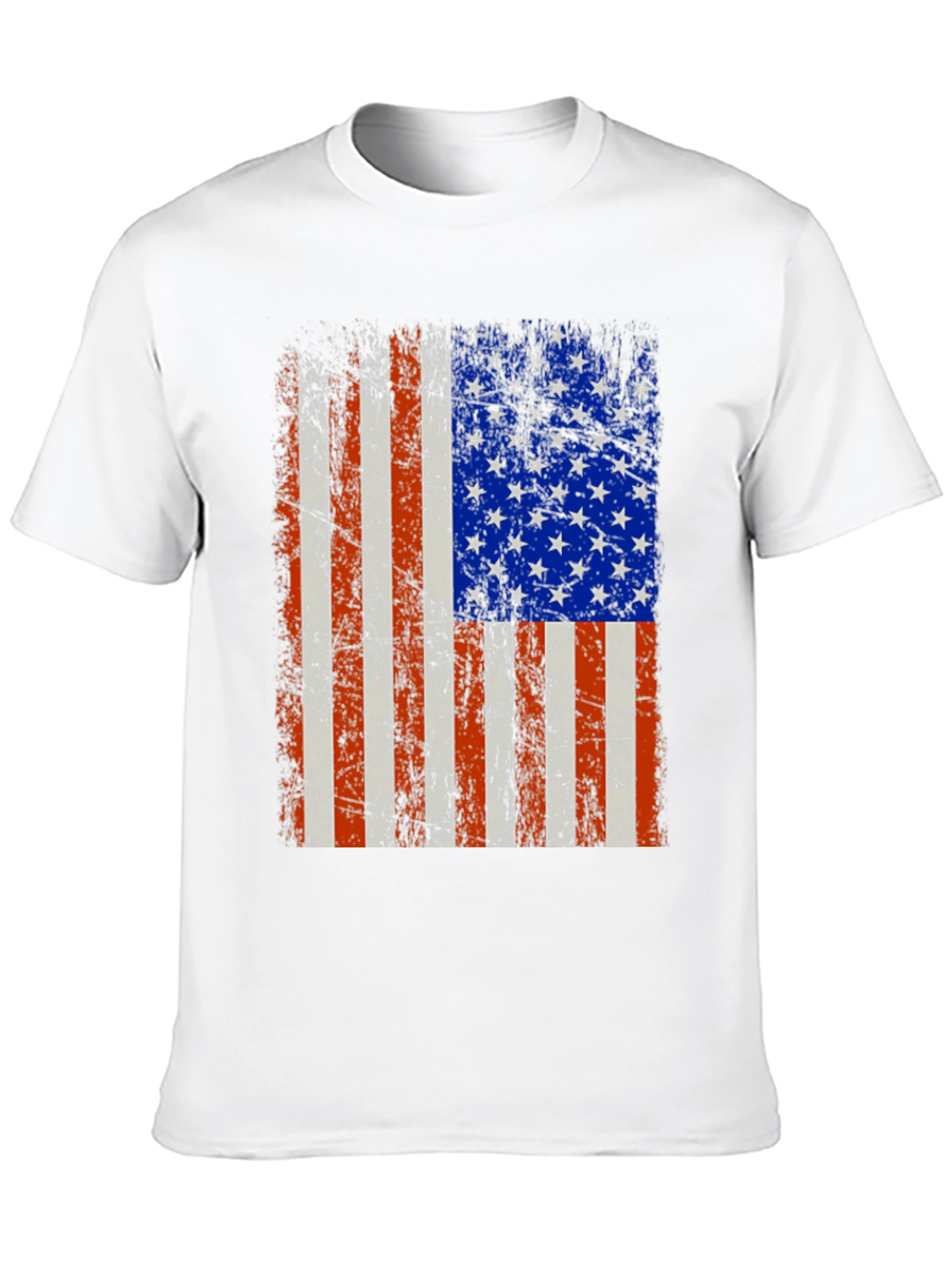 Distressed American Flag Graphic Tee
