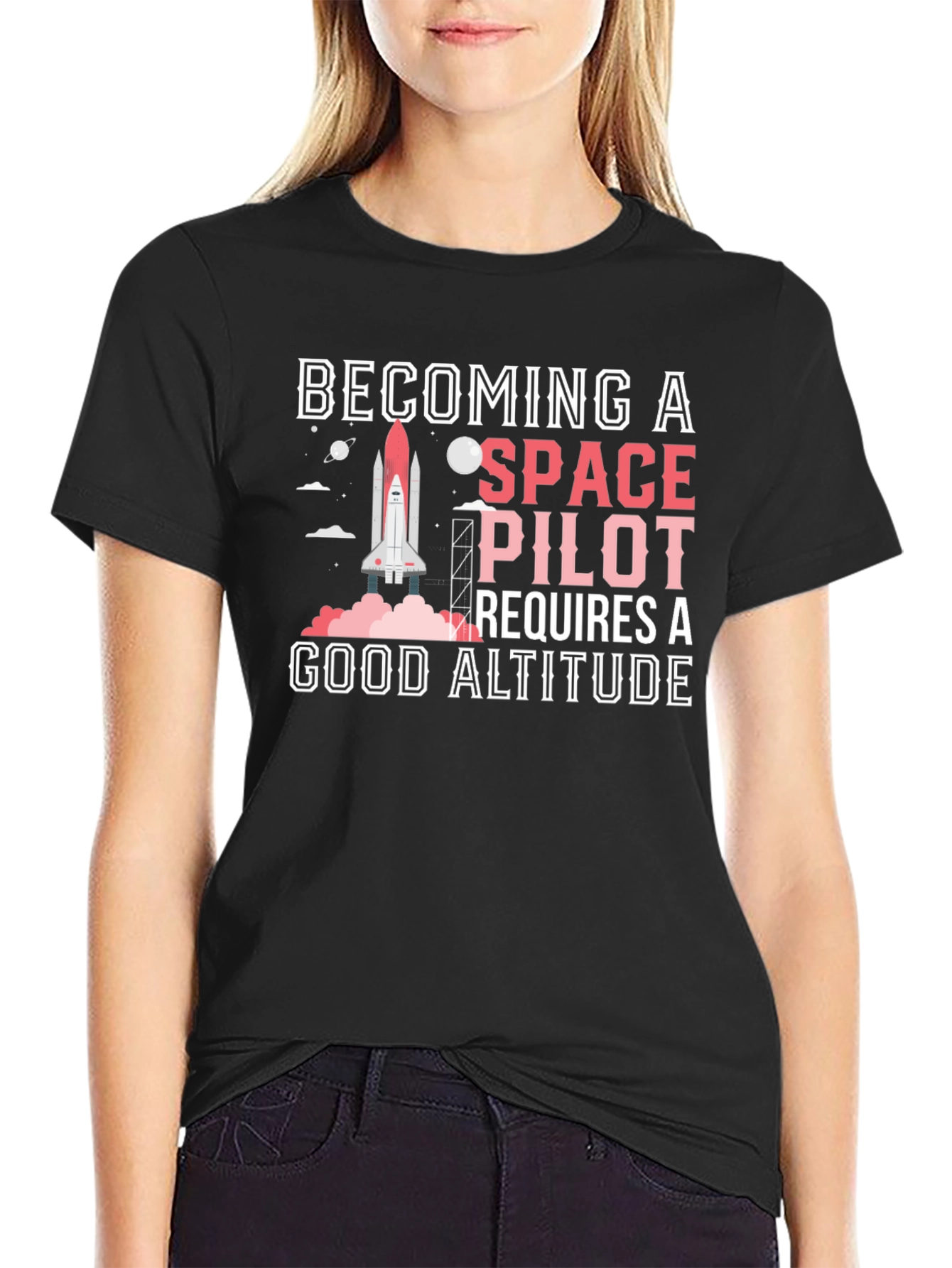 Space Pilot T-Shirt - Altitude Required