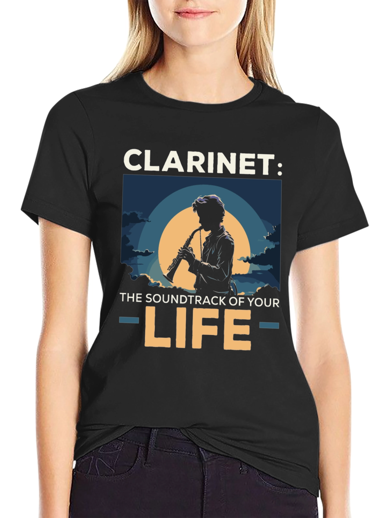 Clarinet Soundtrack T-Shirt - Music Lover Tee