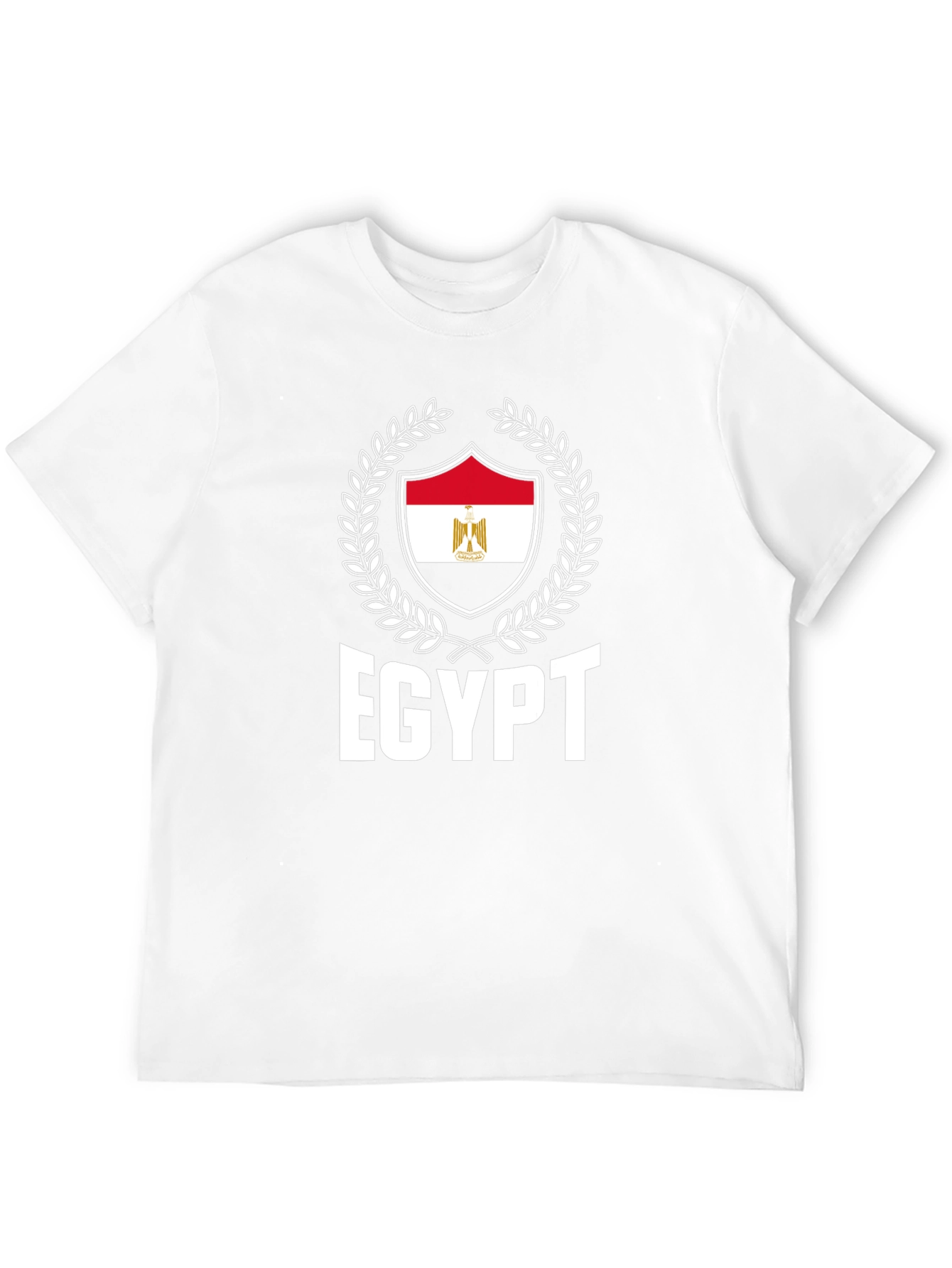 Egypt Flag Shield Graphic T-Shirt - Patriotic Pride