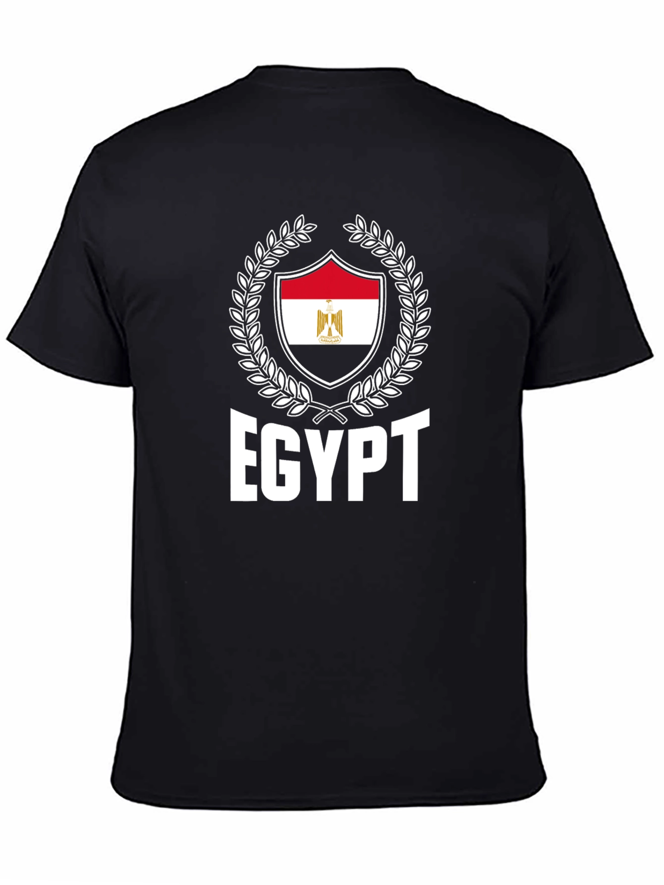 Egypt Flag Shield Graphic T-Shirt - Patriotic Pride