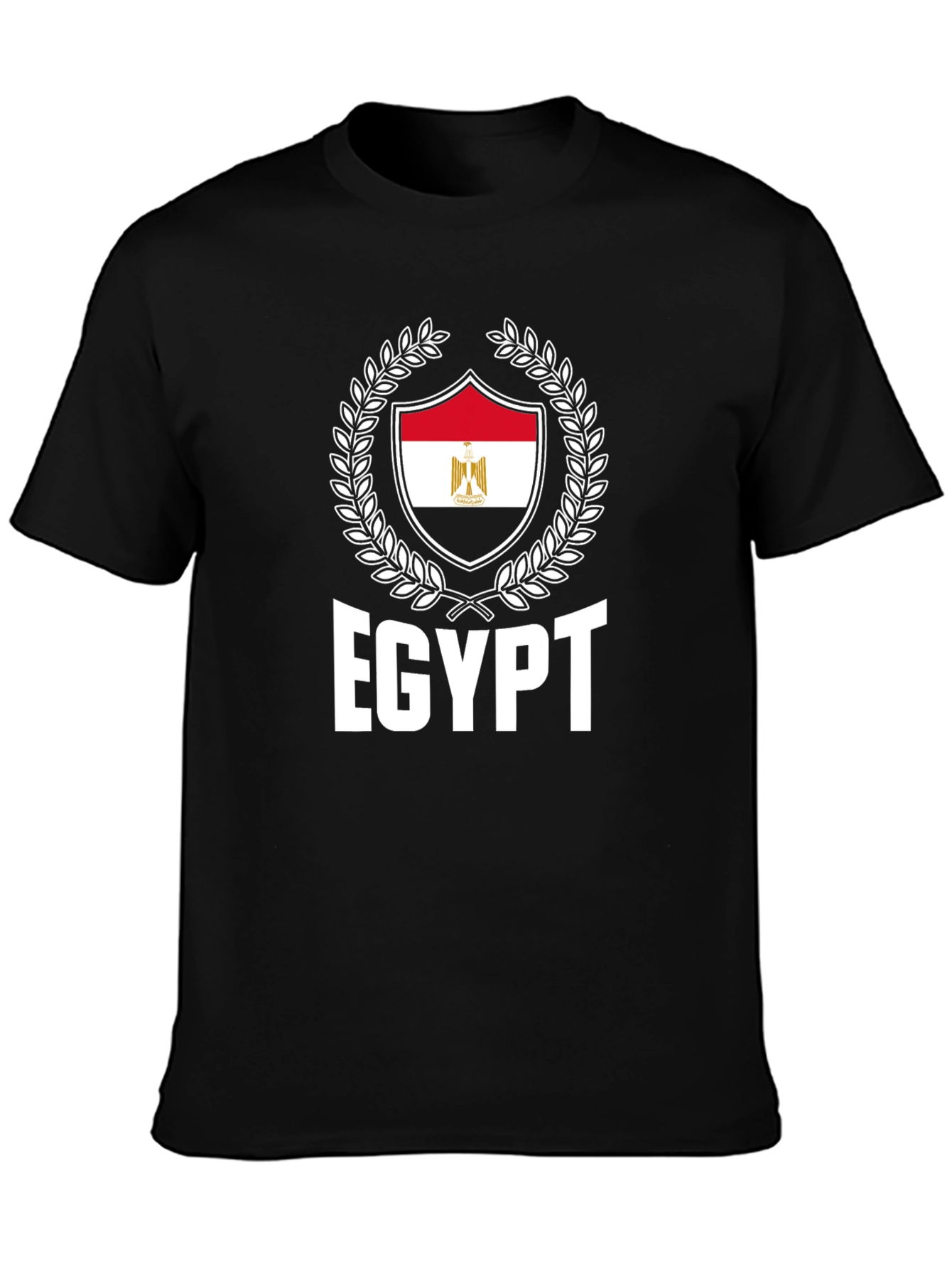 Egypt Flag Shield Graphic T-Shirt - Patriotic Pride