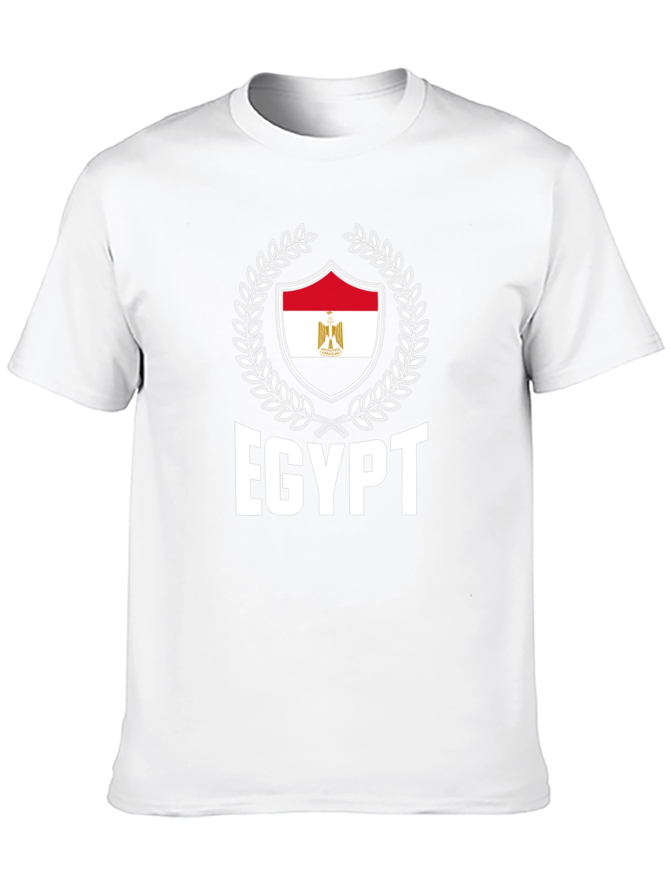 Egypt Flag Shield Graphic T-Shirt - Patriotic Pride