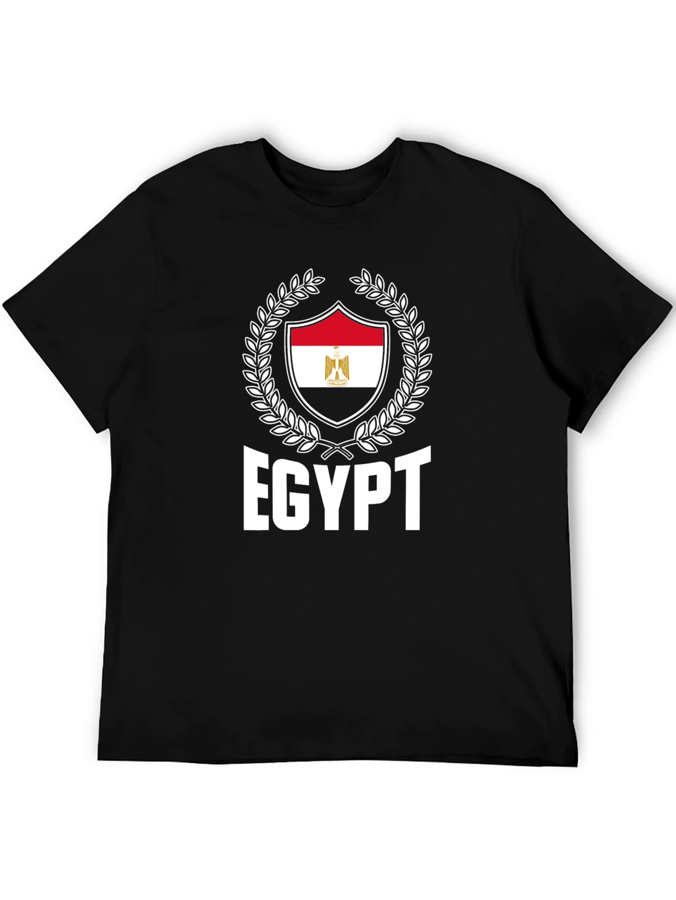 Egypt Flag Shield Graphic T-Shirt - Patriotic Pride