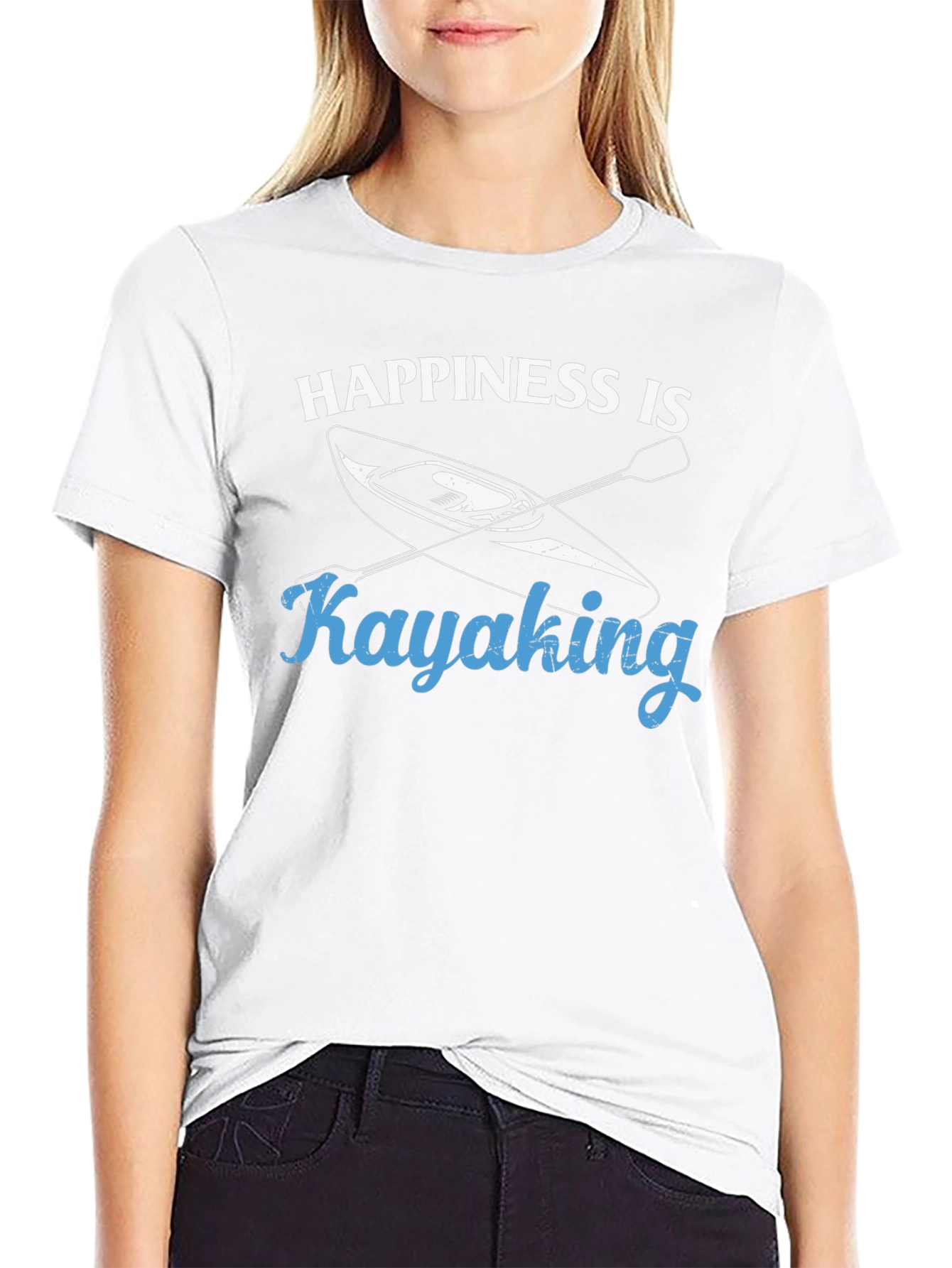 Happiness is Kayaking Graphic Tee