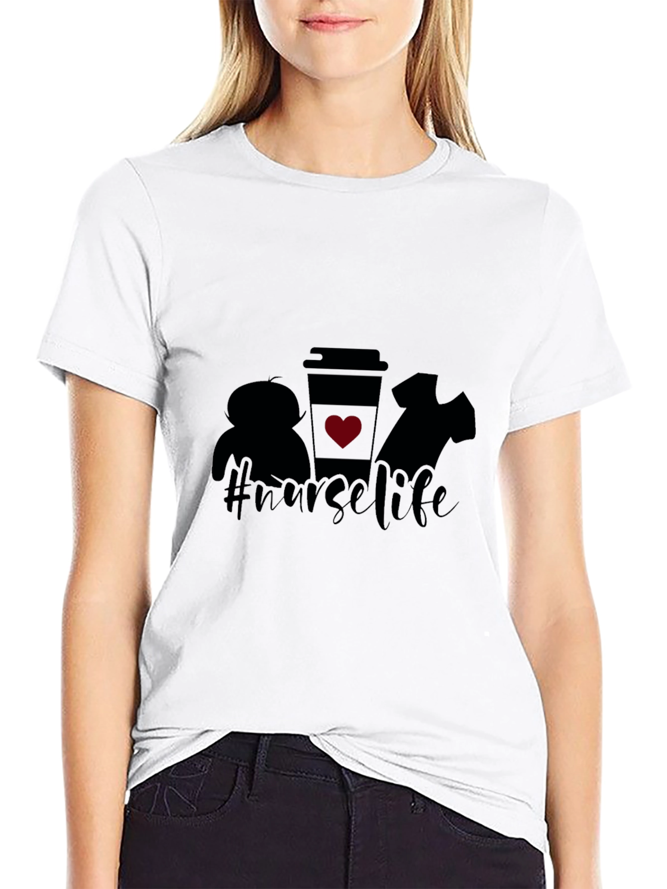 Nurse Life Graphic Tee - Unisex Black T-Shirt