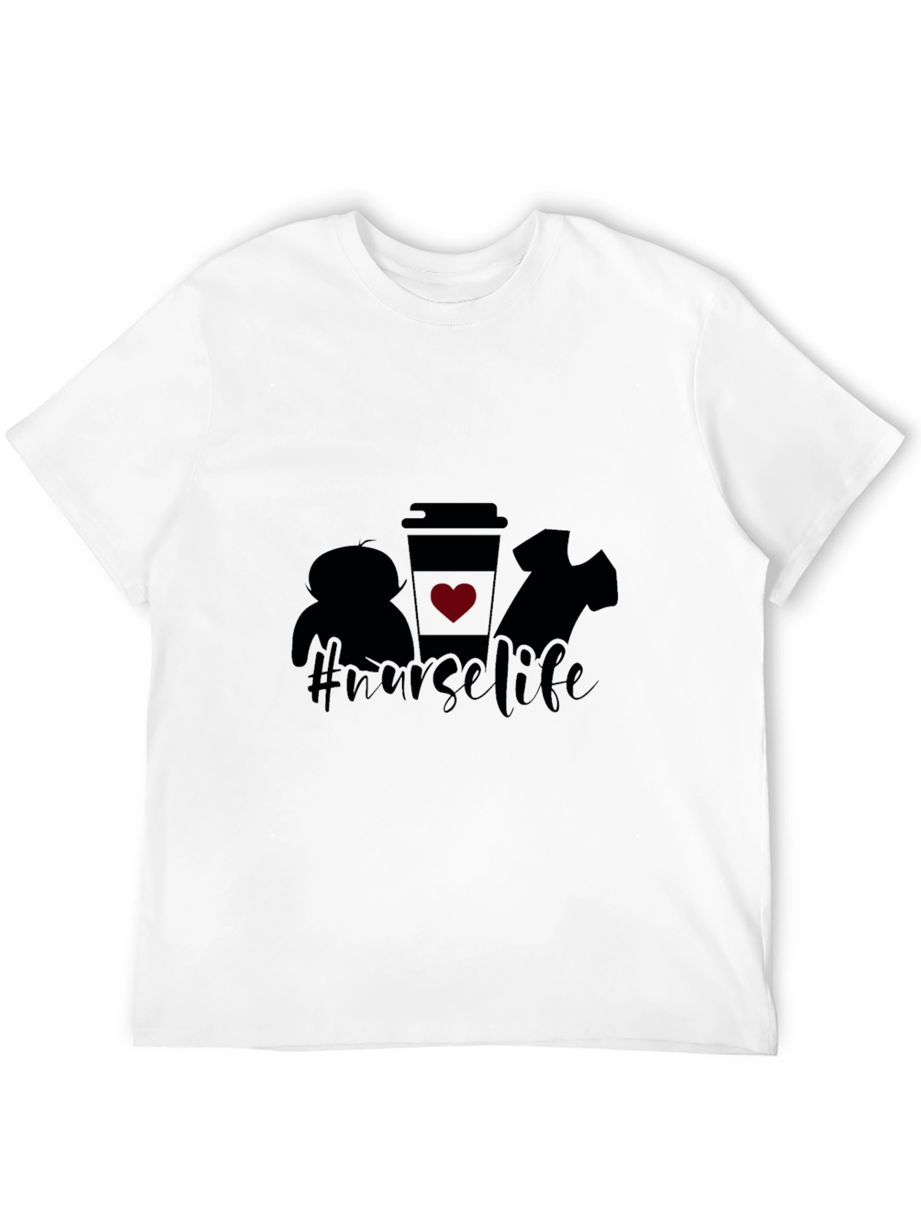Nurse Life Graphic Tee - Unisex Black T-Shirt