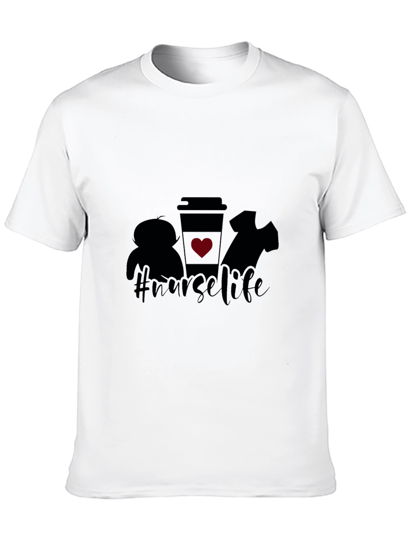 Nurse Life Graphic Tee - Unisex Black T-Shirt
