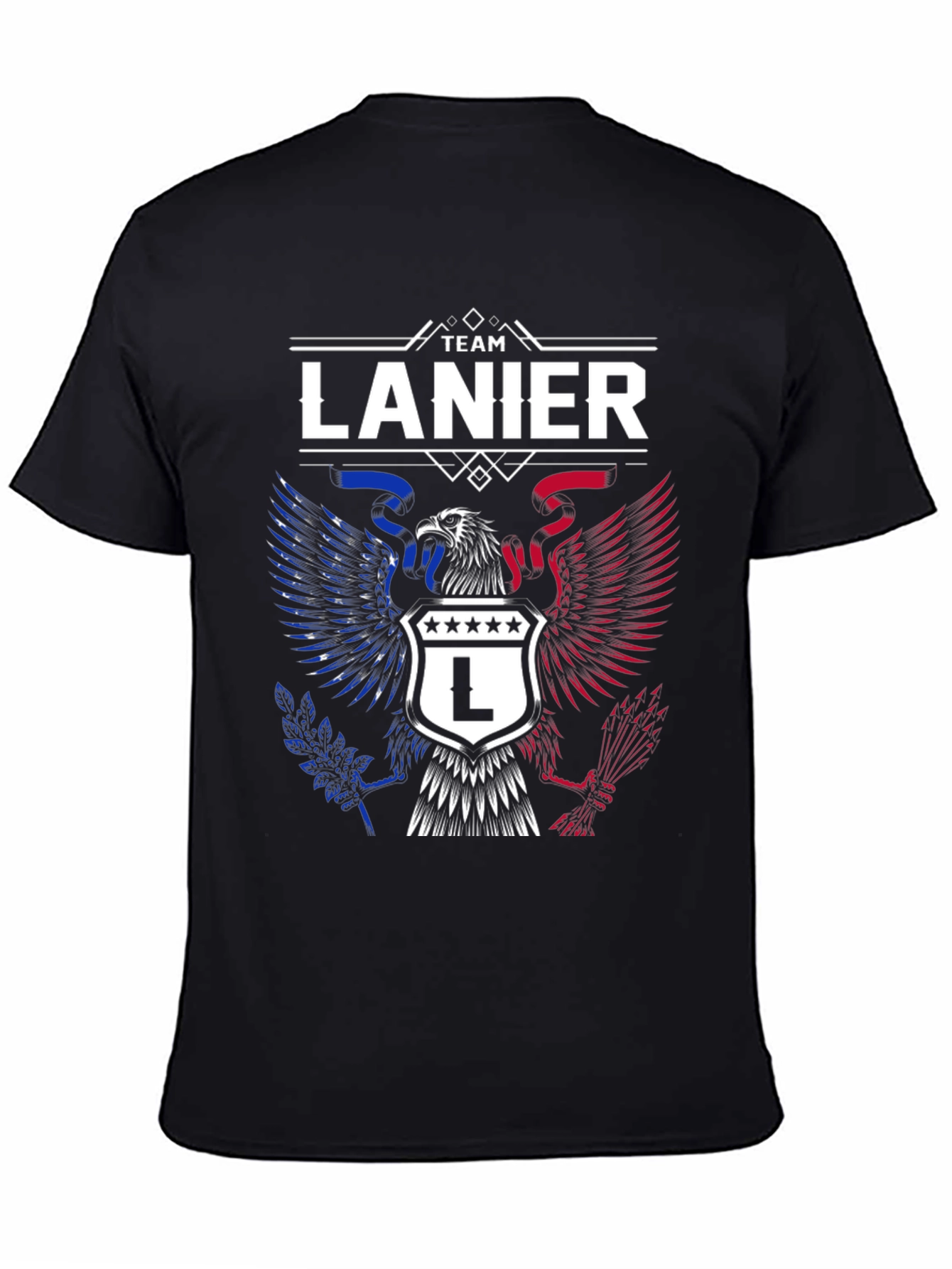 Team Lanier Eagle Crest Graphic Tee