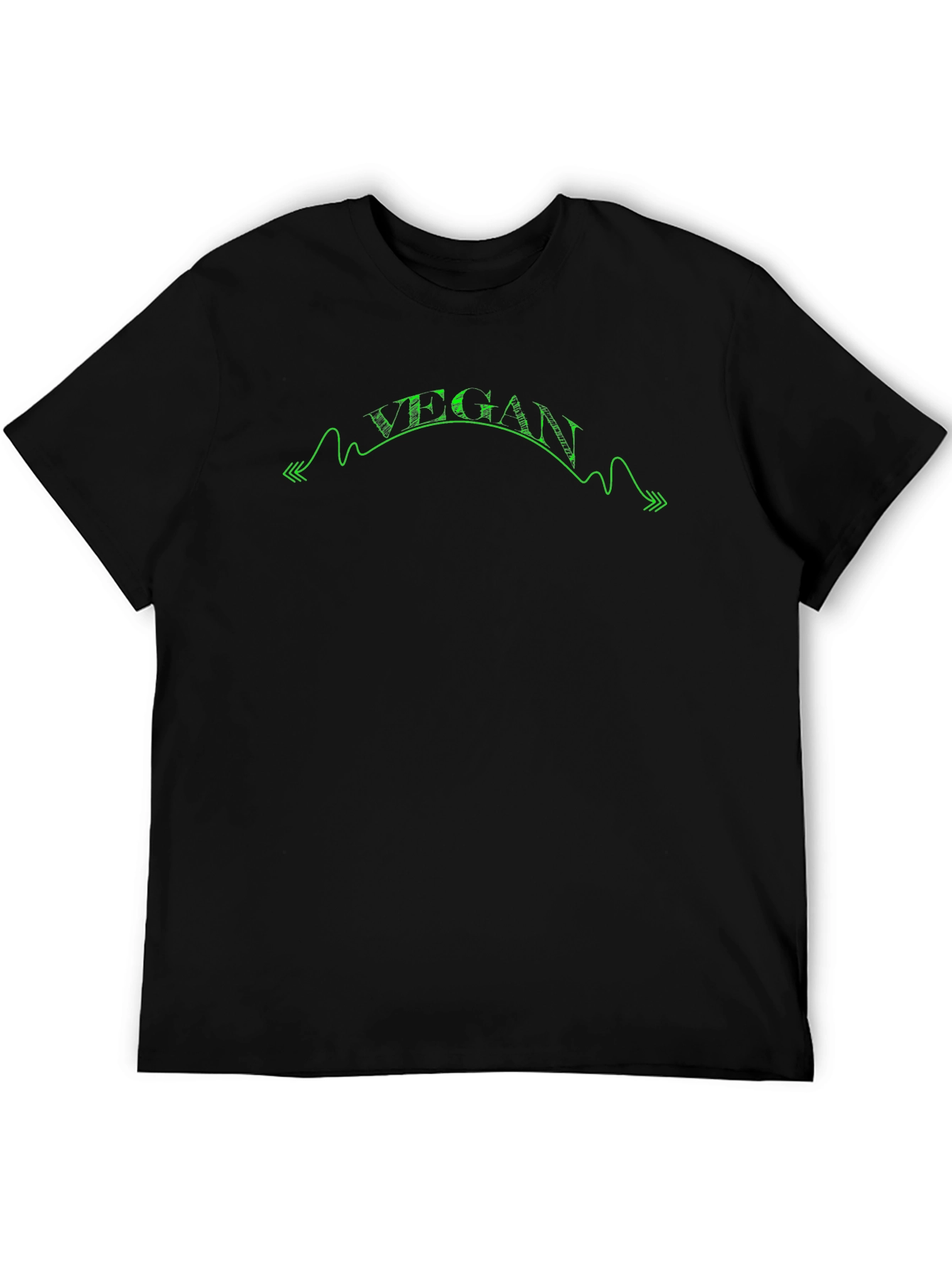 Vegan Graphic Tee - Black