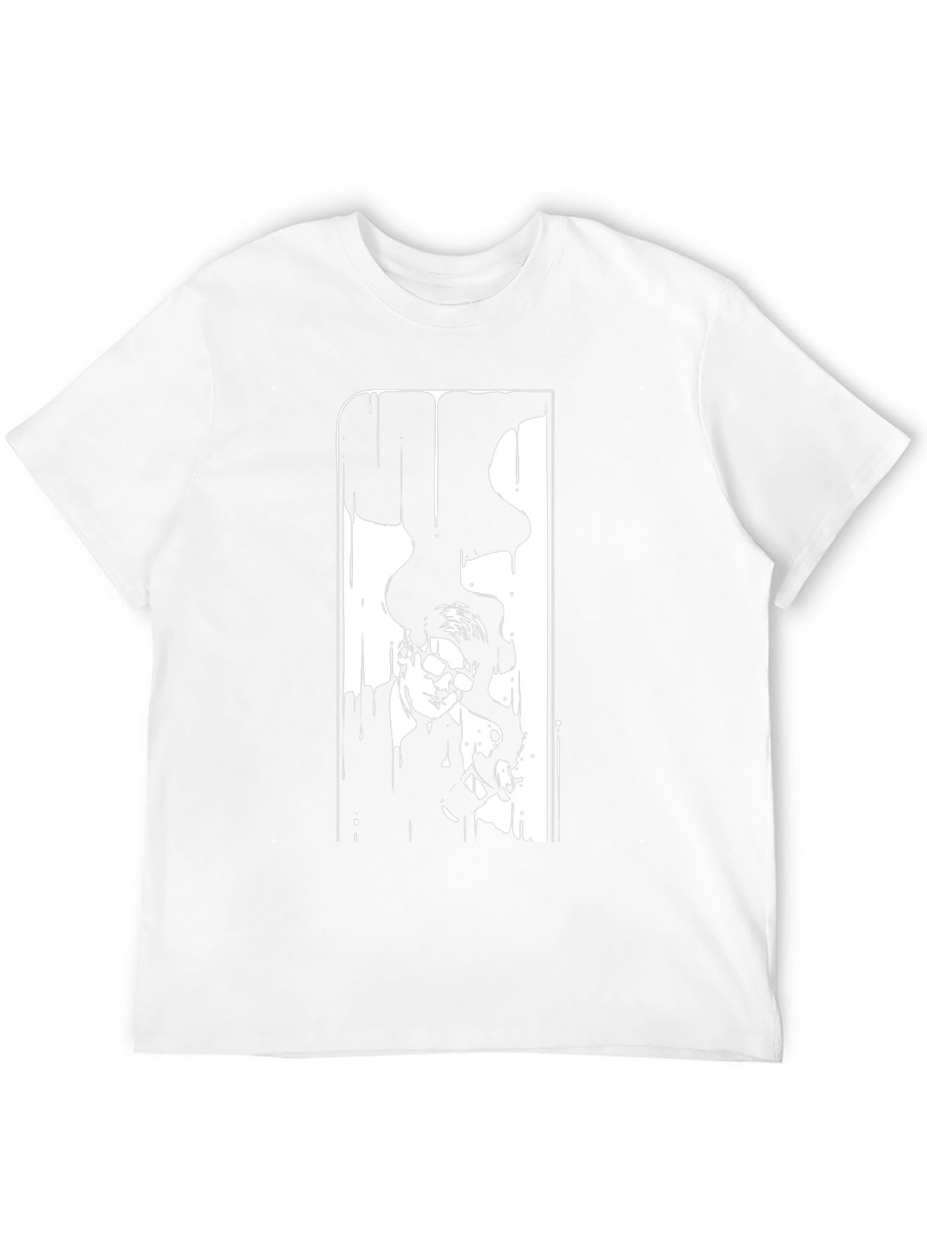 Stylish Black Graphic Tee - The Man and Dragon