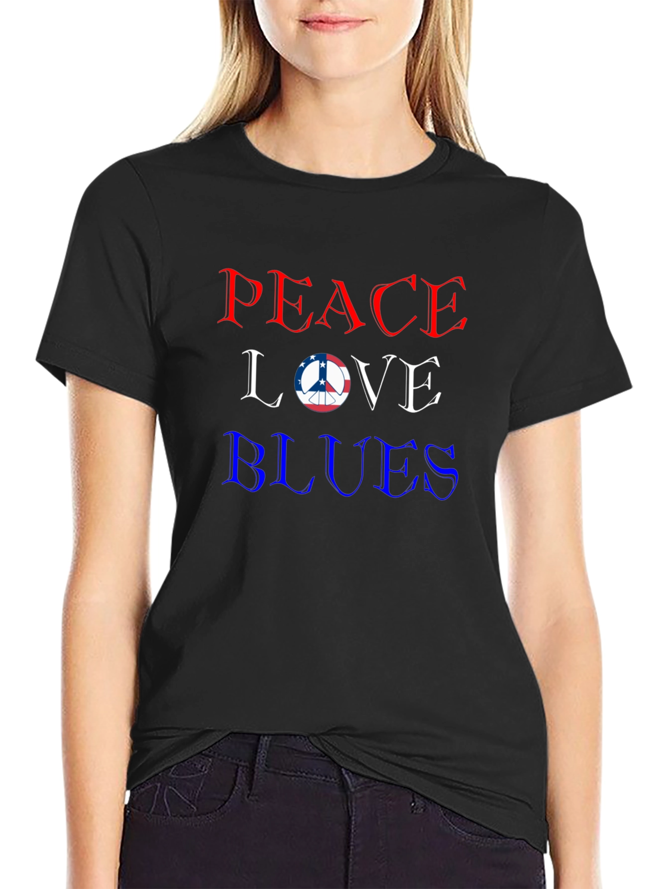 Peace Love Blues T-Shirt