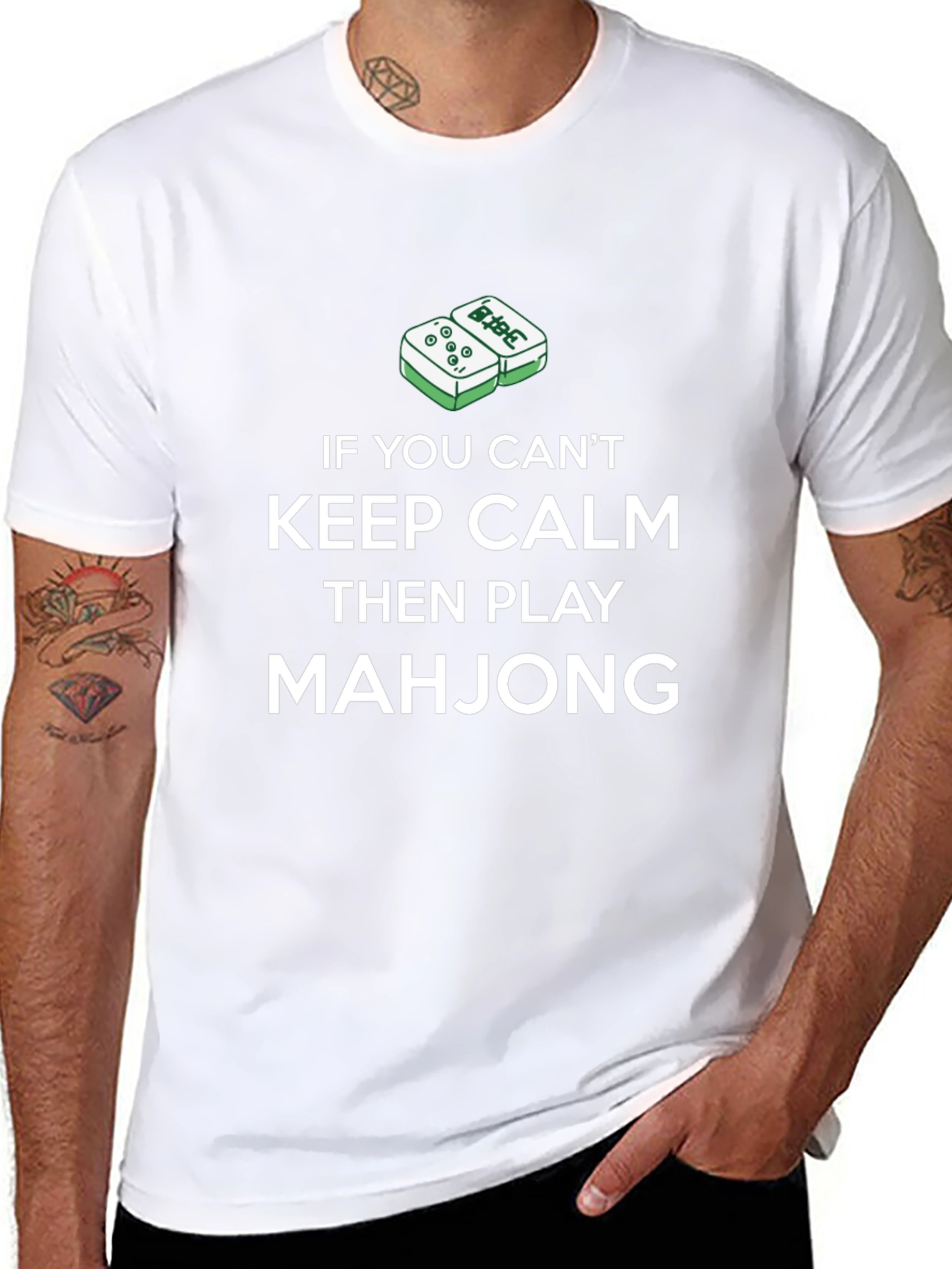 Keep Calm Play Mahjong T-Shirt