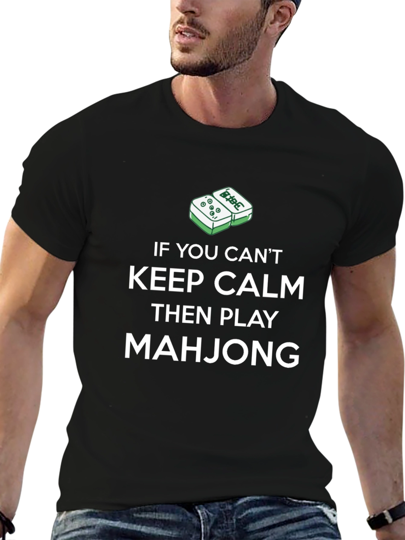 Keep Calm Play Mahjong T-Shirt