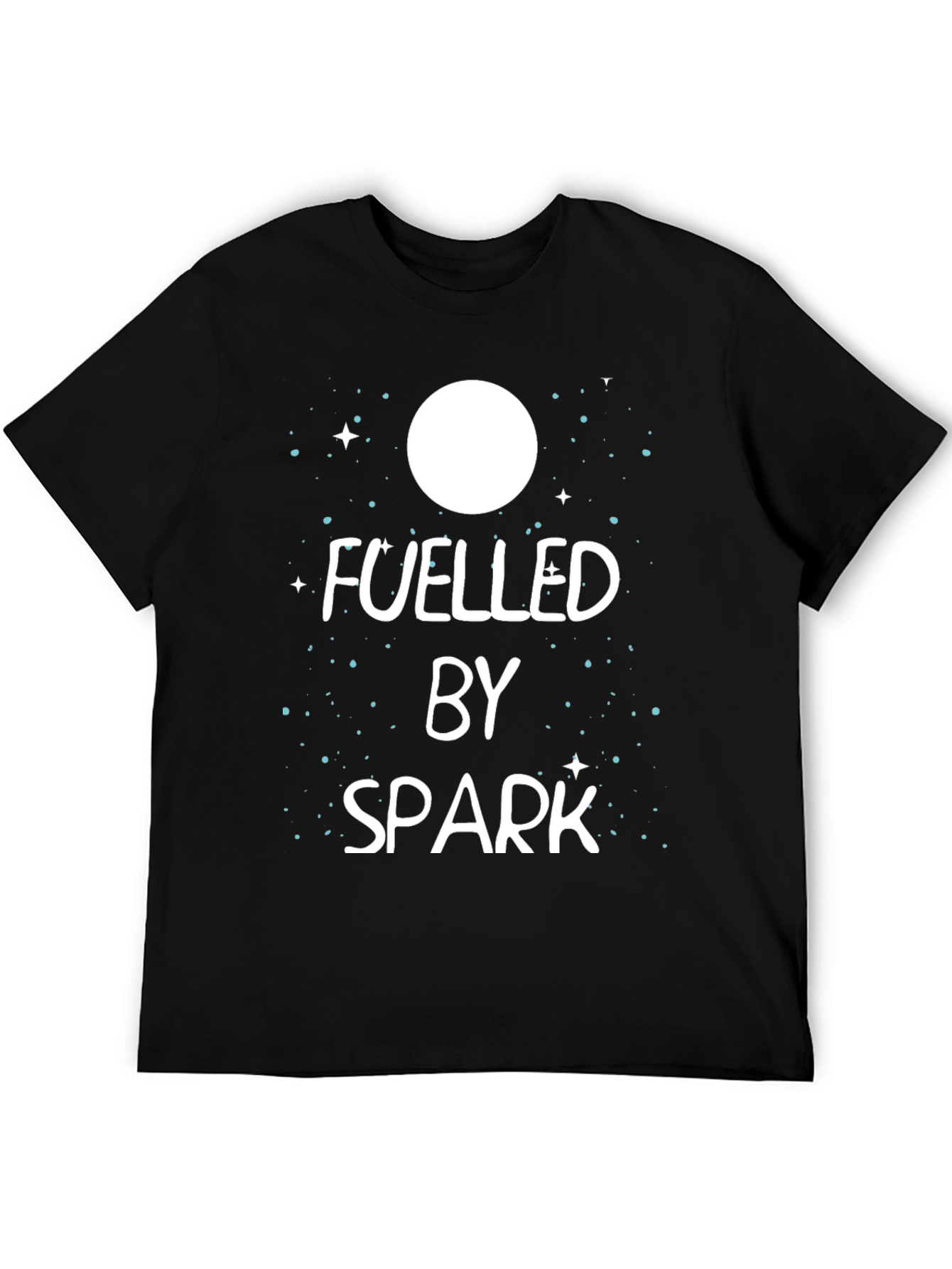 Fuelled by Spark Graphic T-Shirt - Mens Black Tee