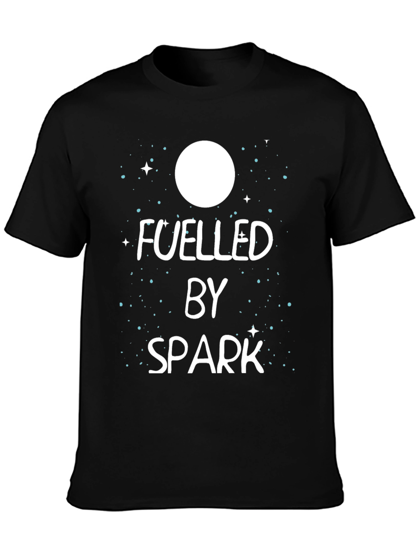 Fuelled by Spark Graphic T-Shirt - Mens Black Tee