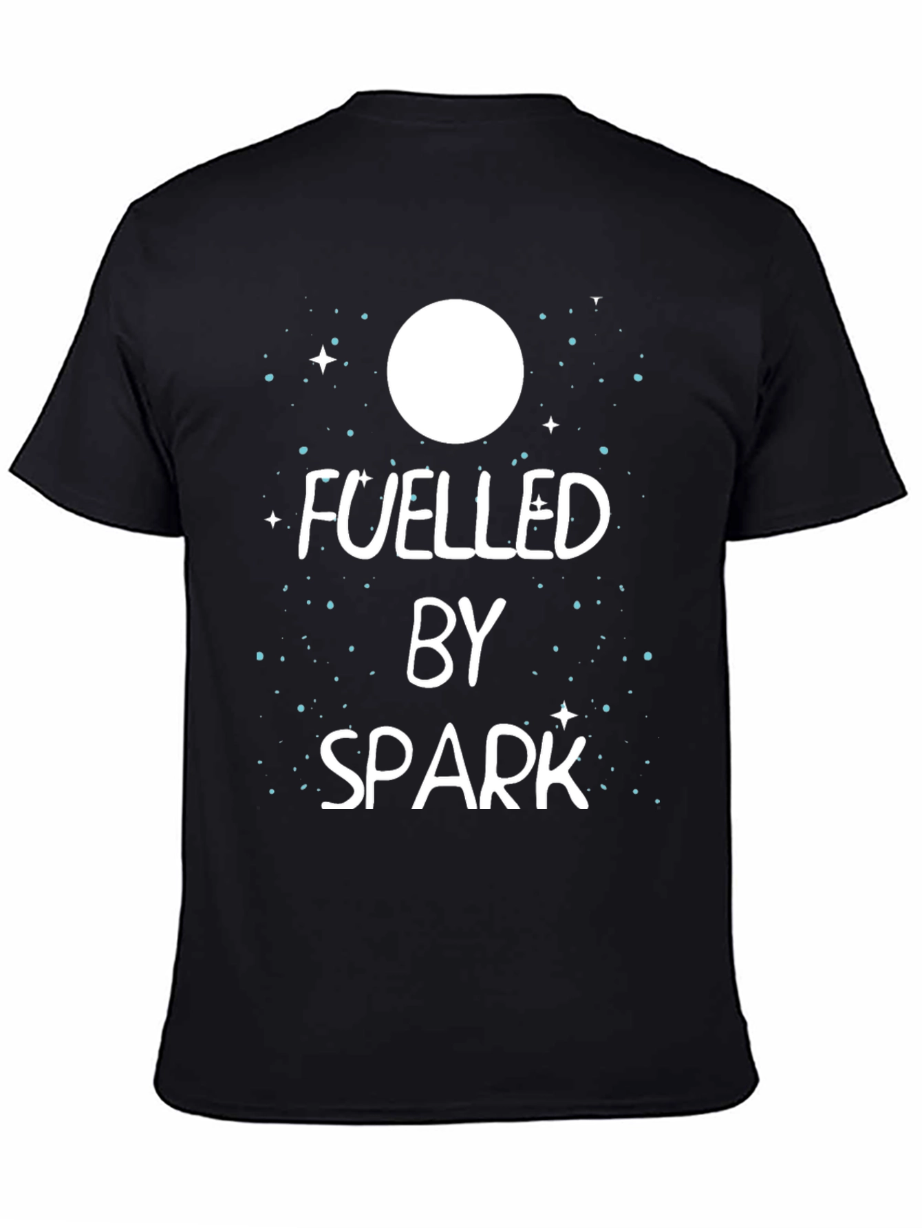 Fuelled by Spark Graphic T-Shirt - Mens Black Tee