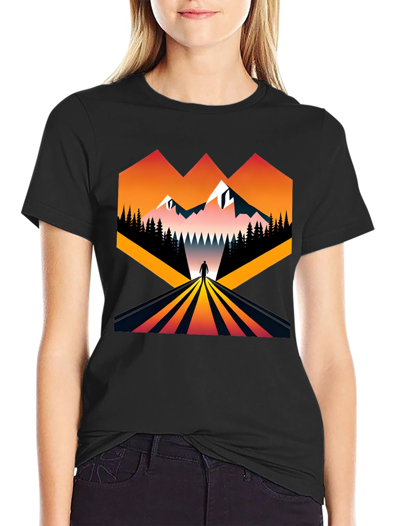Mountain Vista Graphic T-Shirt - Adventure Awaits