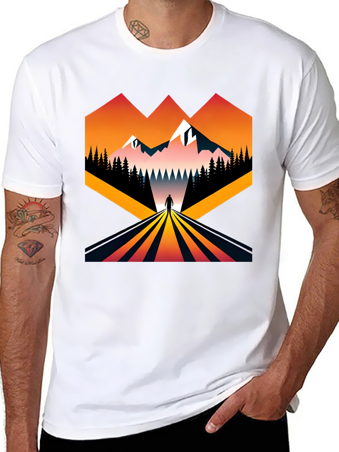Mountain Vista Graphic T-Shirt - Adventure Awaits