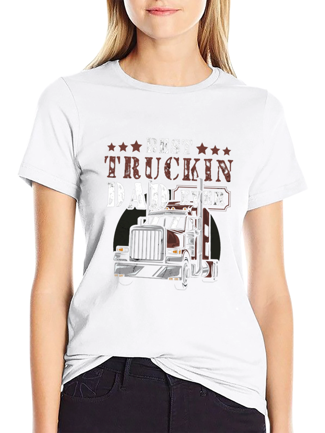 Best Truckin Dad Ever T-Shirt