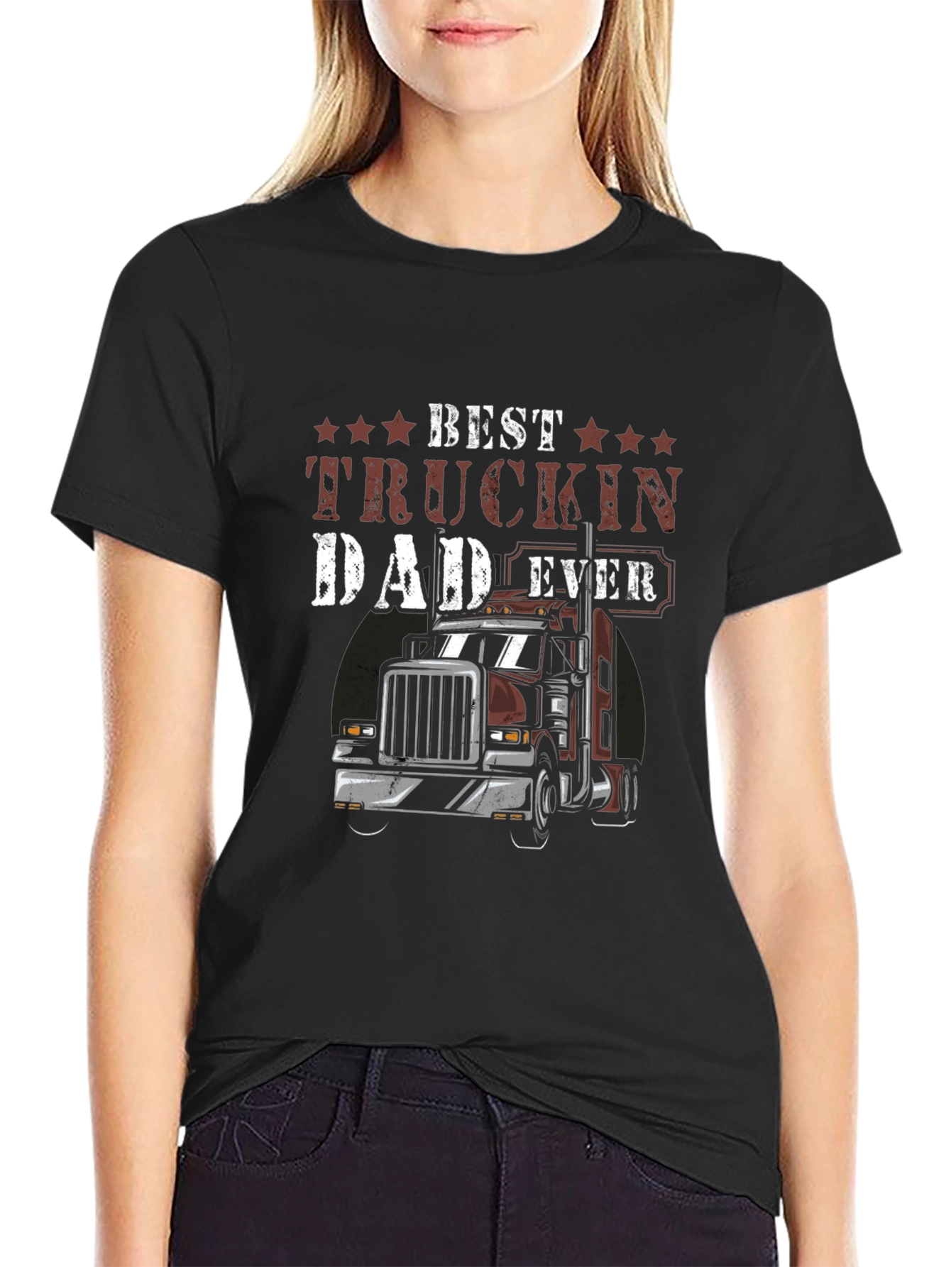 Best Truckin Dad Ever T-Shirt