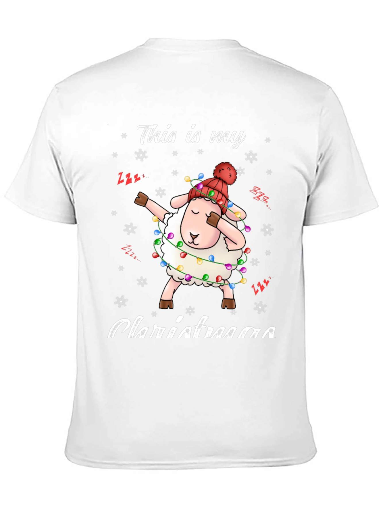 Funny Christmas Sheep Dab T-Shirt