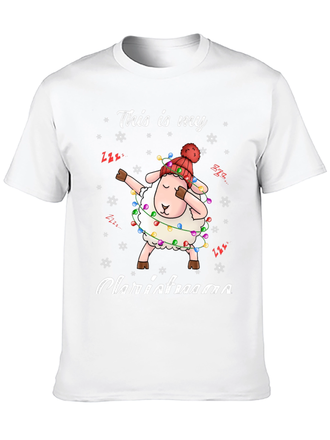 Funny Christmas Sheep Dab T-Shirt